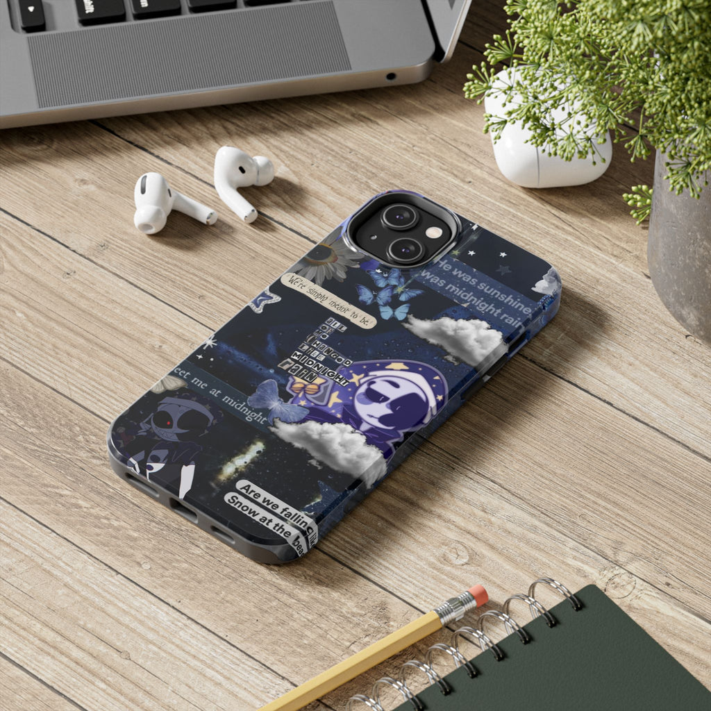 FNAF Five Nights at Freddys 5NAF Security Breach Midnight Rain Collage Phone Case | Tough Phone Case