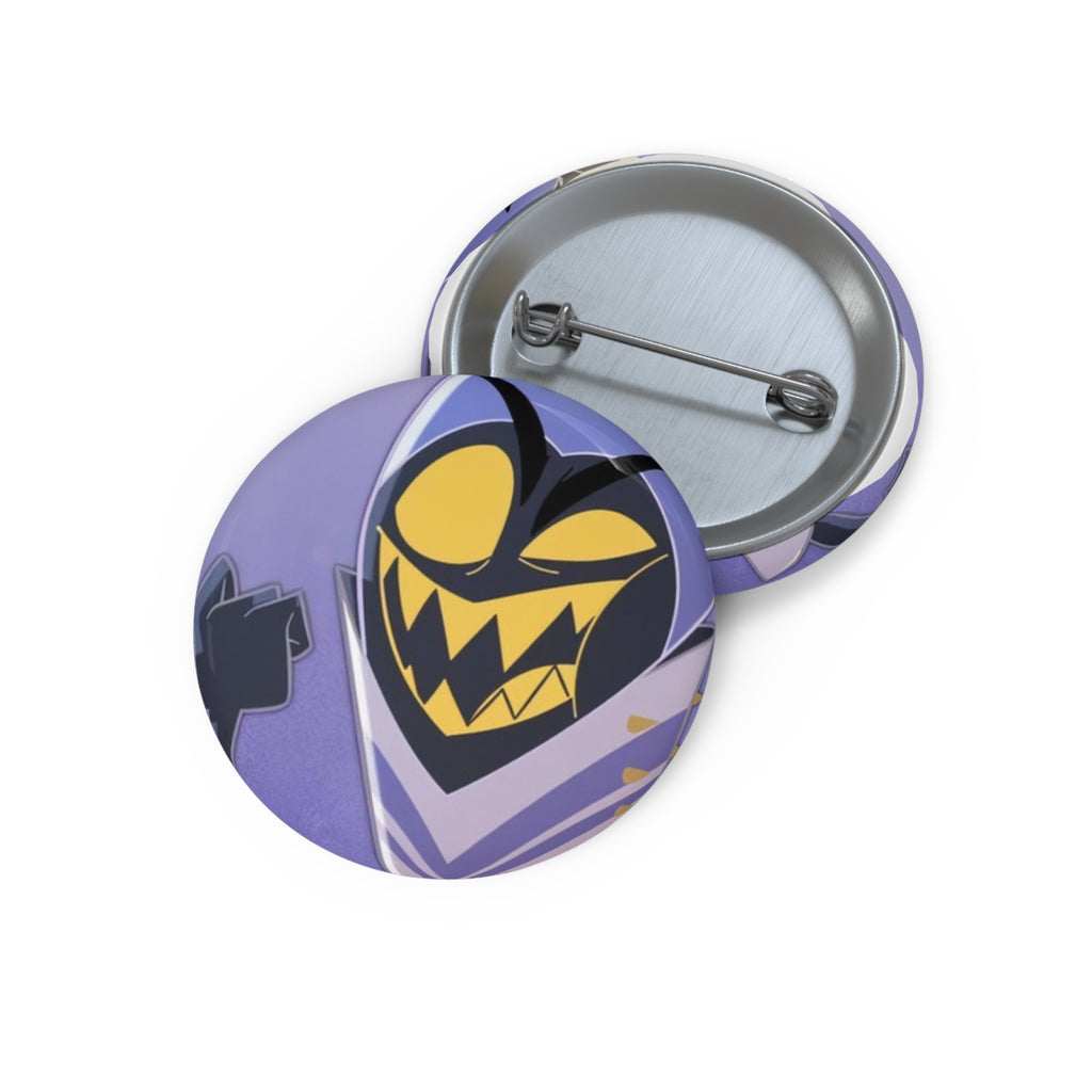 Adam Hazbin Hotel Sucking Motion Face Pin Buttons | 1.25" Round Enamel Style Button