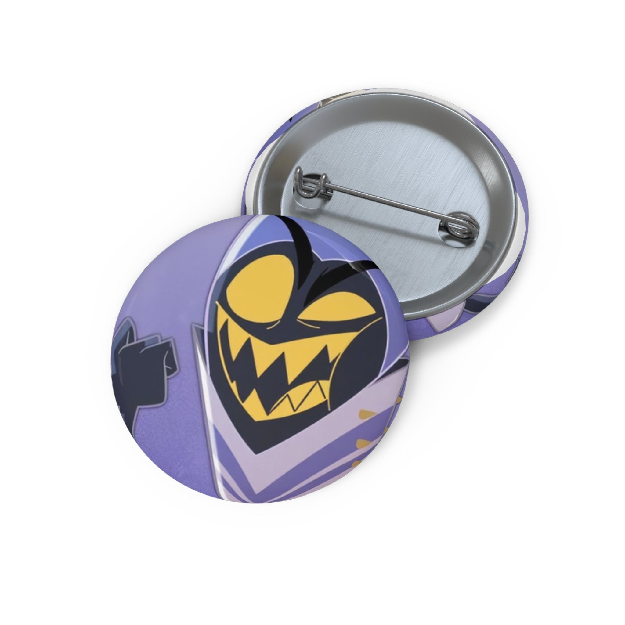Adam Hazbin Hotel Sucking Motion Face Pin Buttons | 1.25" Round Enamel Style Button