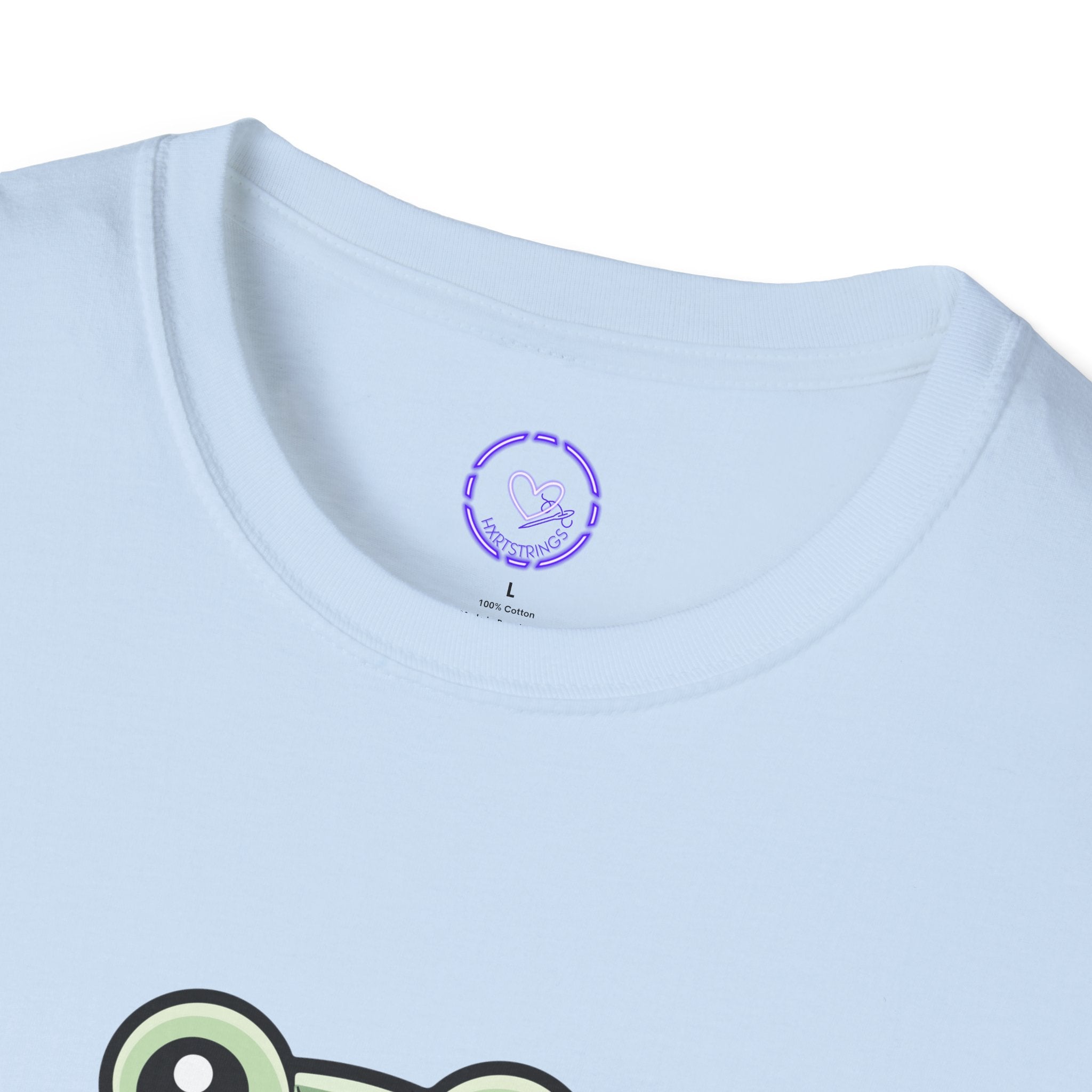 Funny Kawaii Frog Illustration I exist without my consent T-Shirt | Funny Frog Tee