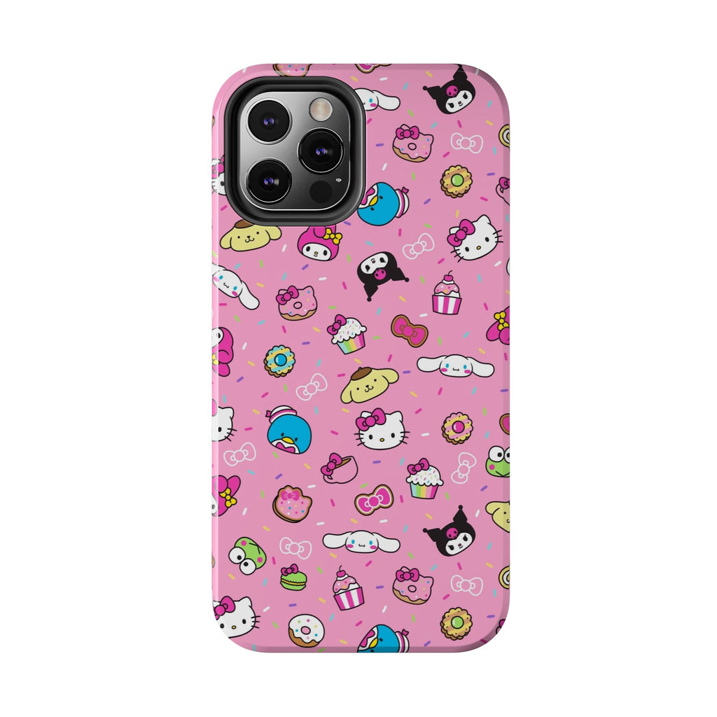 Sanrio Hello Kitty Characters Pattern Phone Case | Tough Phone Cases