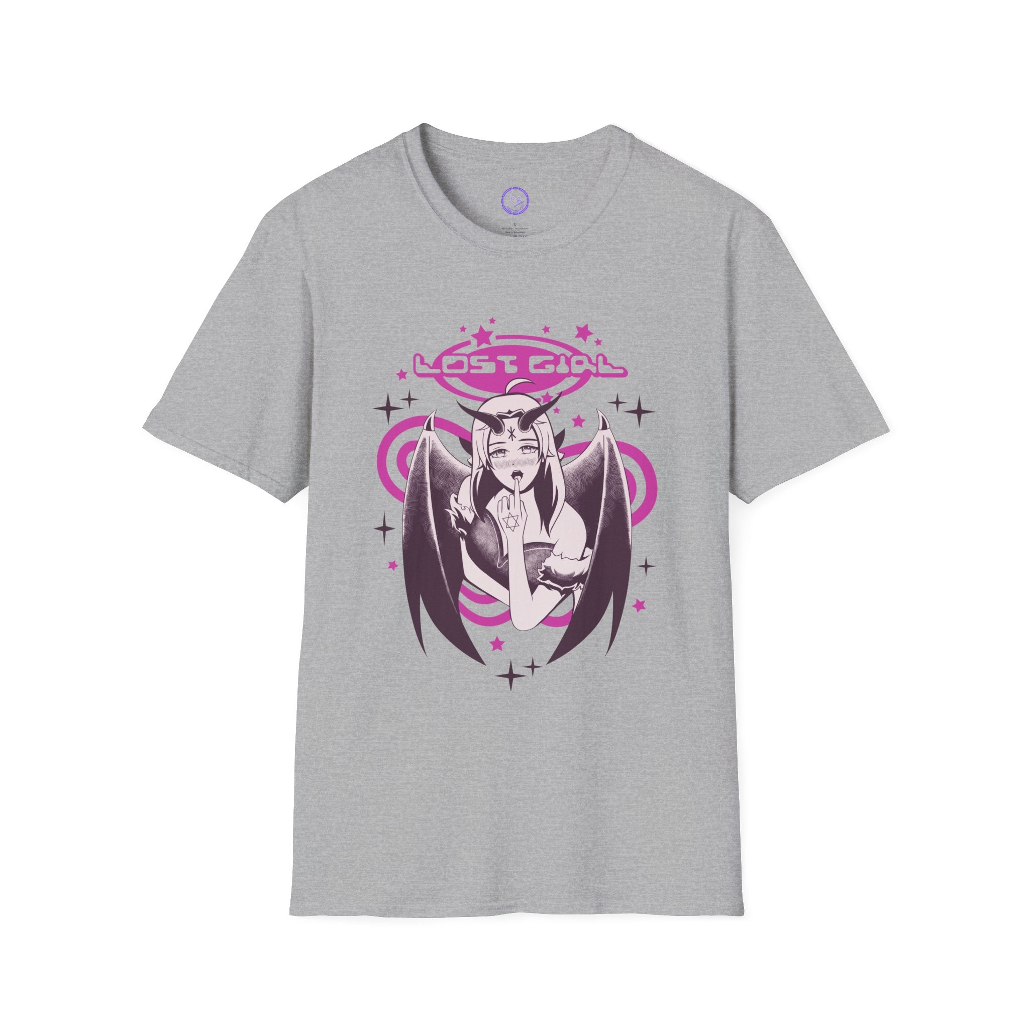 Lost Girl Demon Girl T-Shirt | Gothic Anime Vampire Illustration