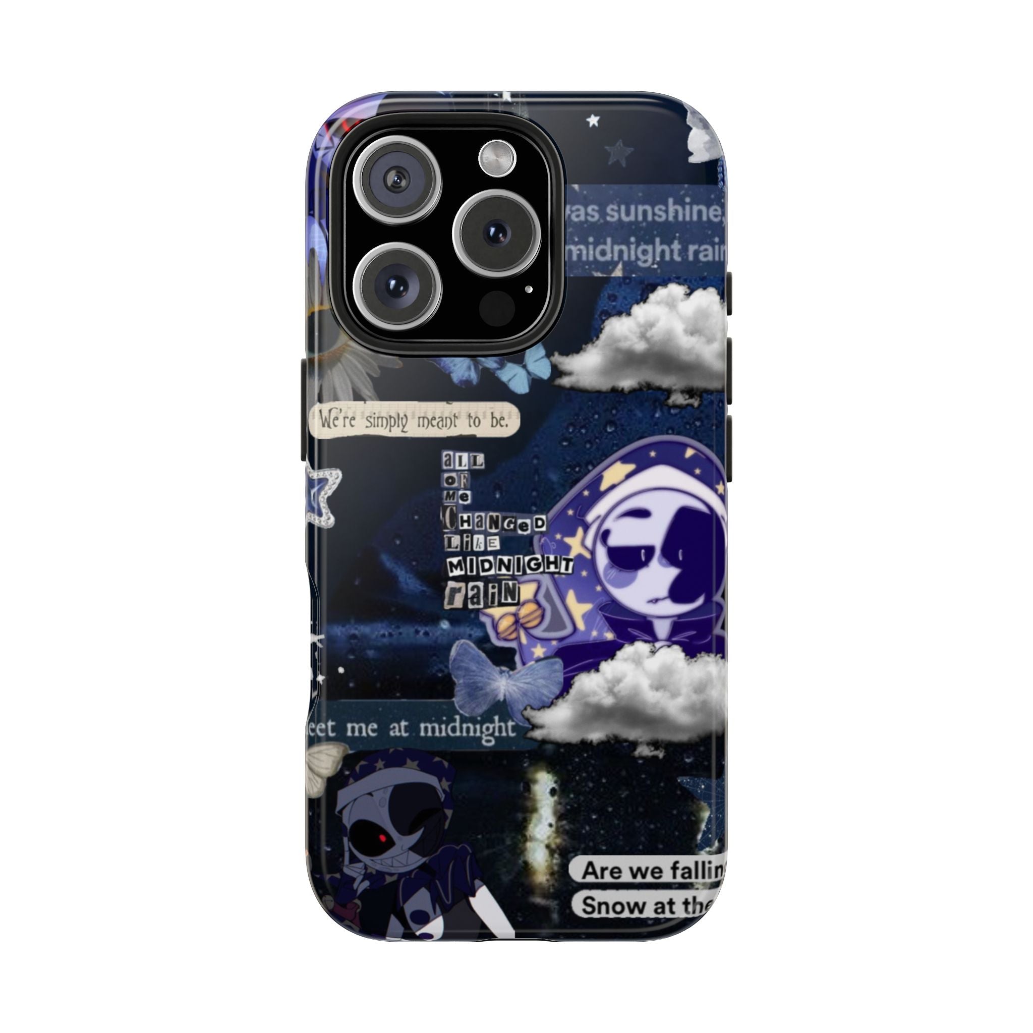FNAF Five Nights at Freddys 5NAF Security Breach Midnight Rain Collage Phone Case | Tough Phone Case