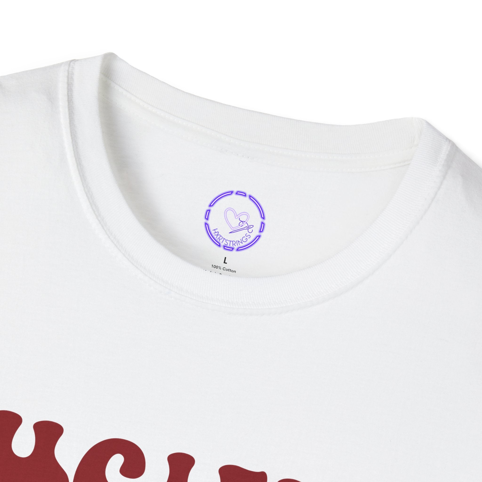 Lucifer Hazbin Hotel Demon Graphic T-Shirt | Retro Stacked Text, Red Yellow Illustration