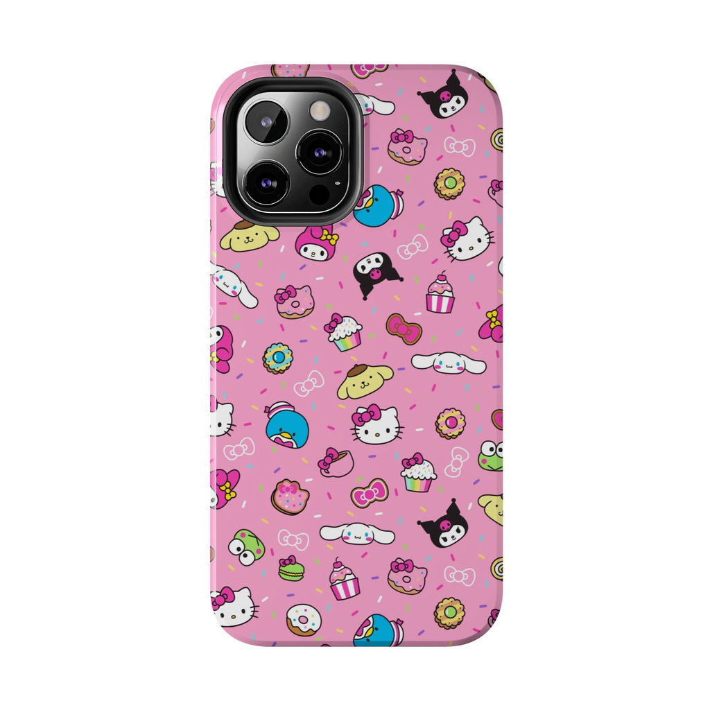 Sanrio Hello Kitty Characters Pattern Phone Case | Tough Phone Cases