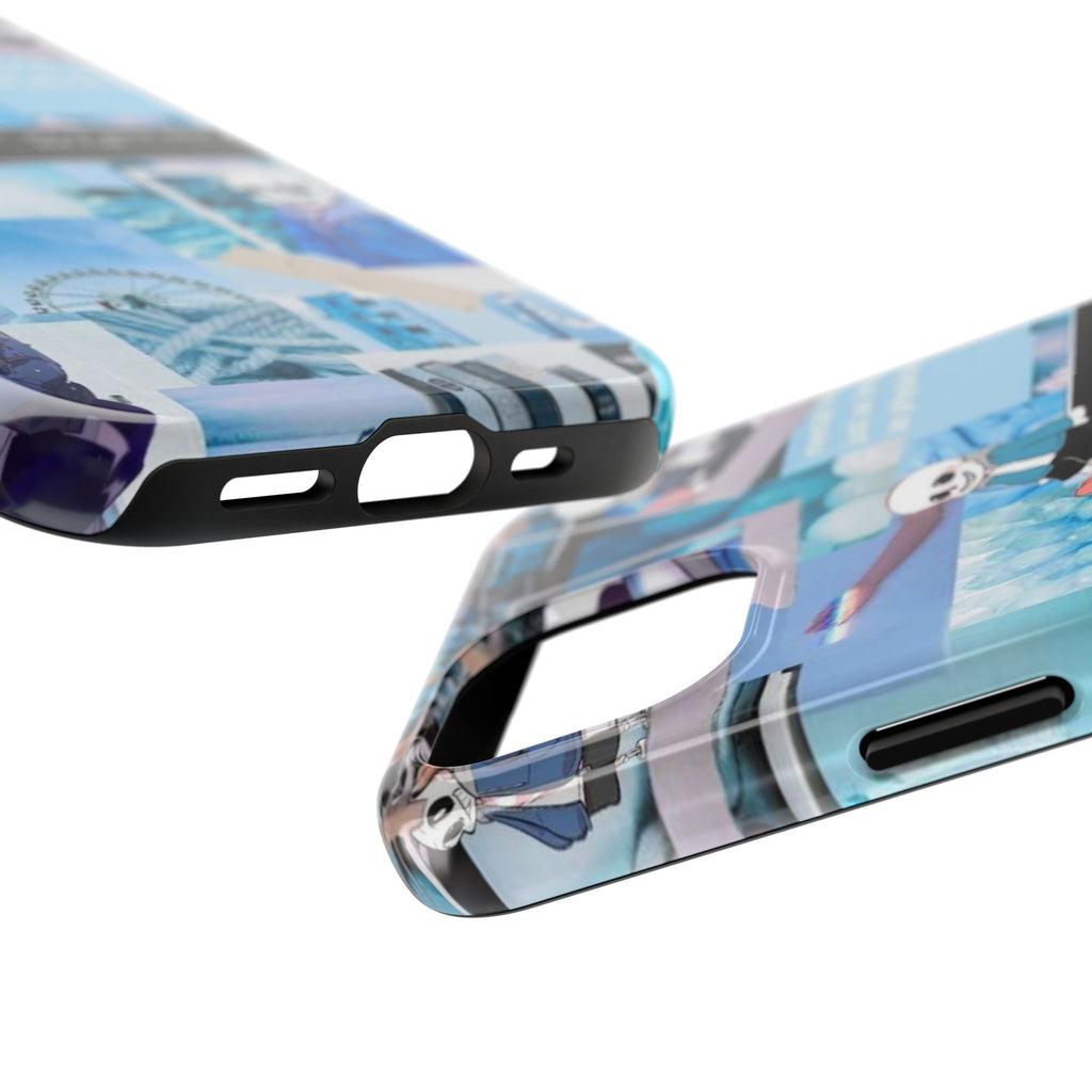 Undertale Sans Character Collage Tough Phone Case | Blue Aesthetic, Undertale-inspired