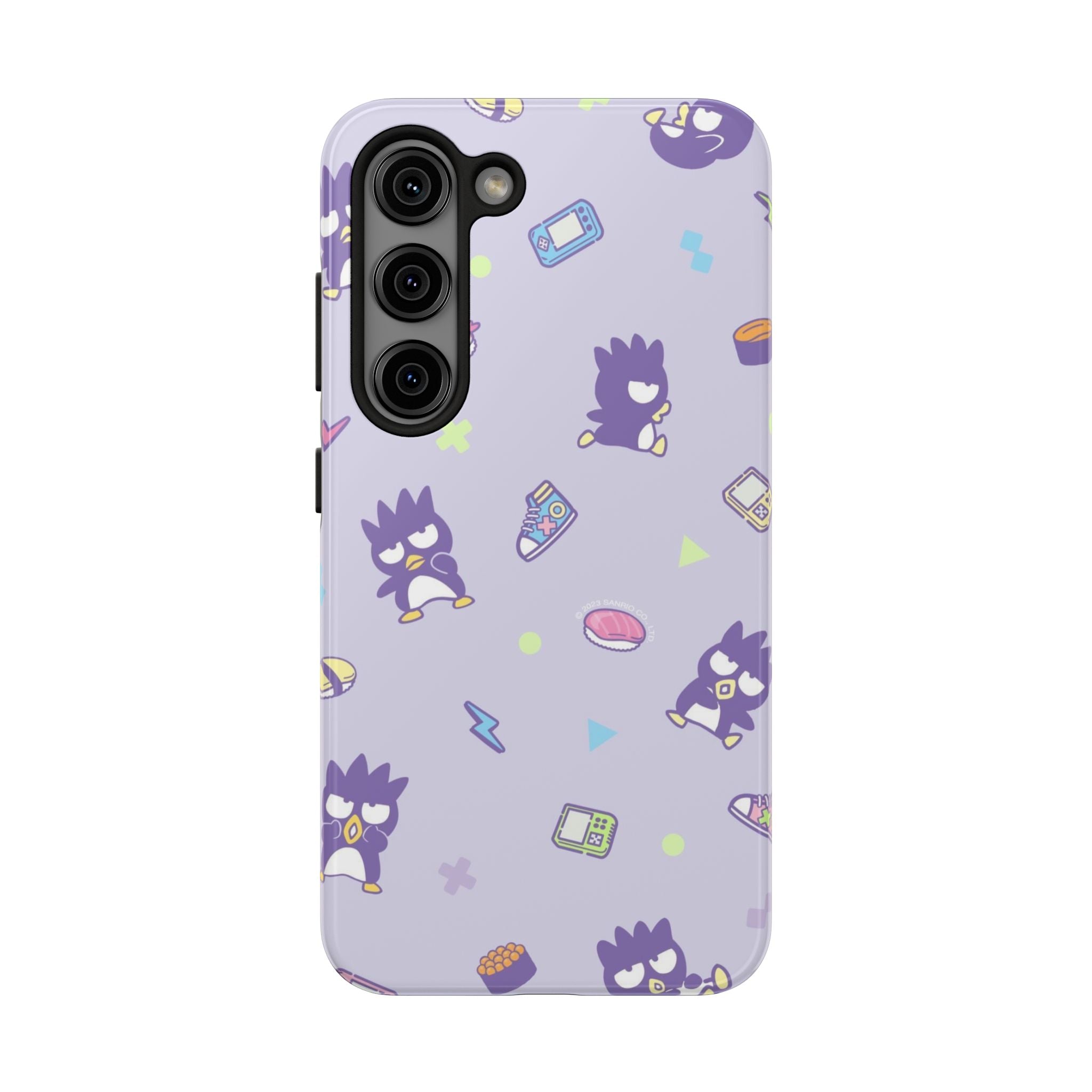Badtz-maru Sanrio Kawaii Cute Purple Retro Penguin Pattern Phone Case | Cute Kawaii Tech Icons