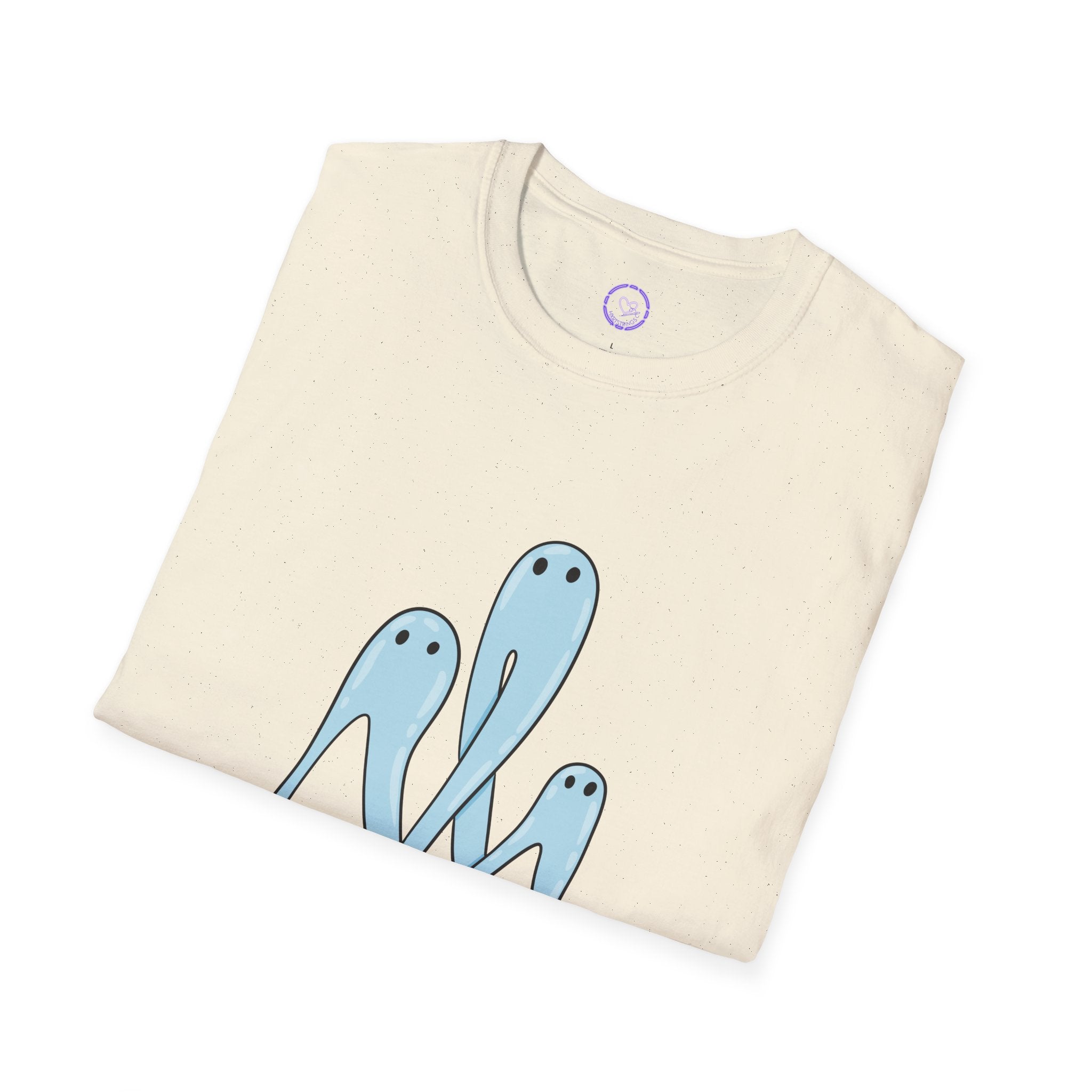 Fresno Night Crawlers T-Shirt | Cute Blue Worms Design