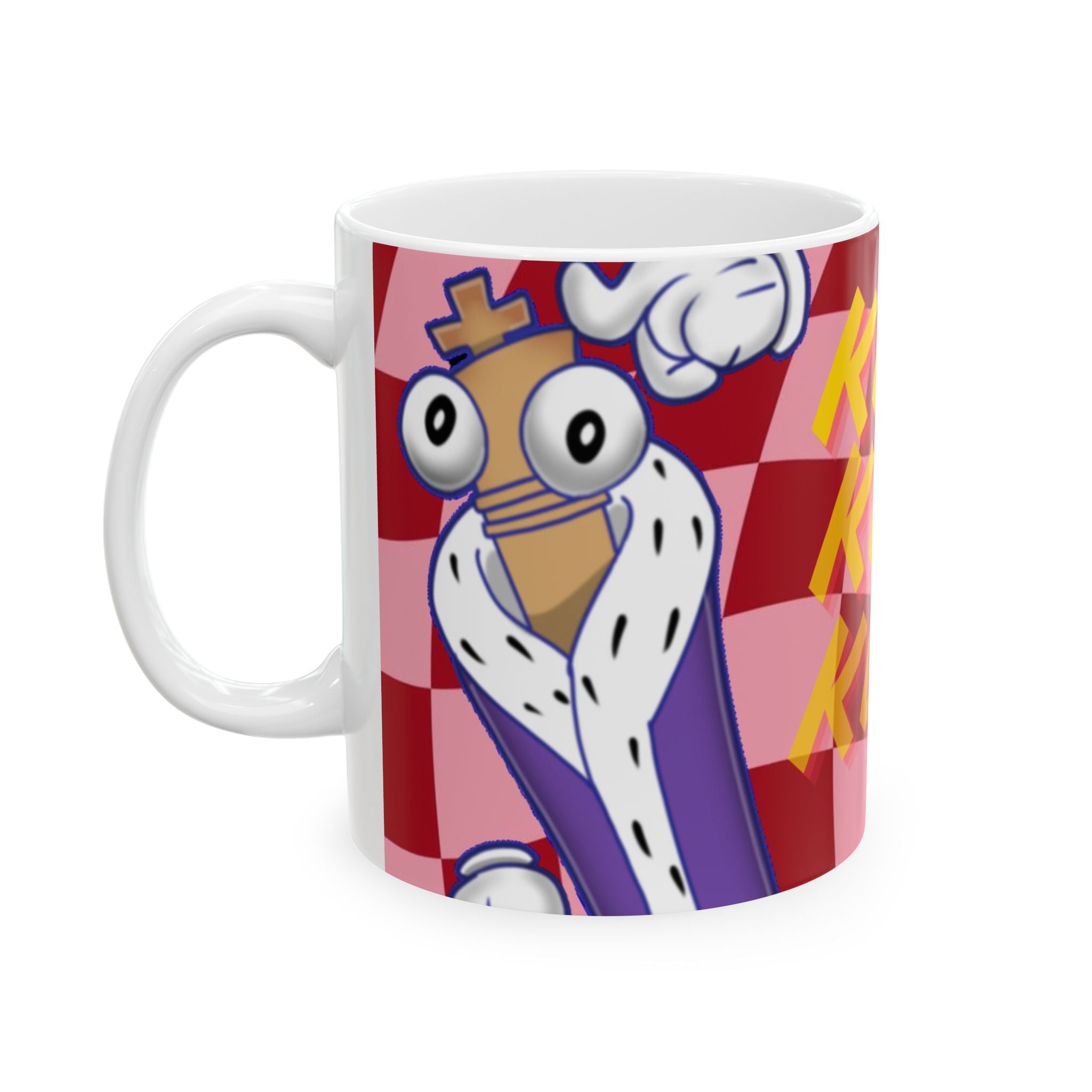 The Amazing Digital Circus Kinger Chess Character Mug | Purple Ceramic Coffee Cup Gift