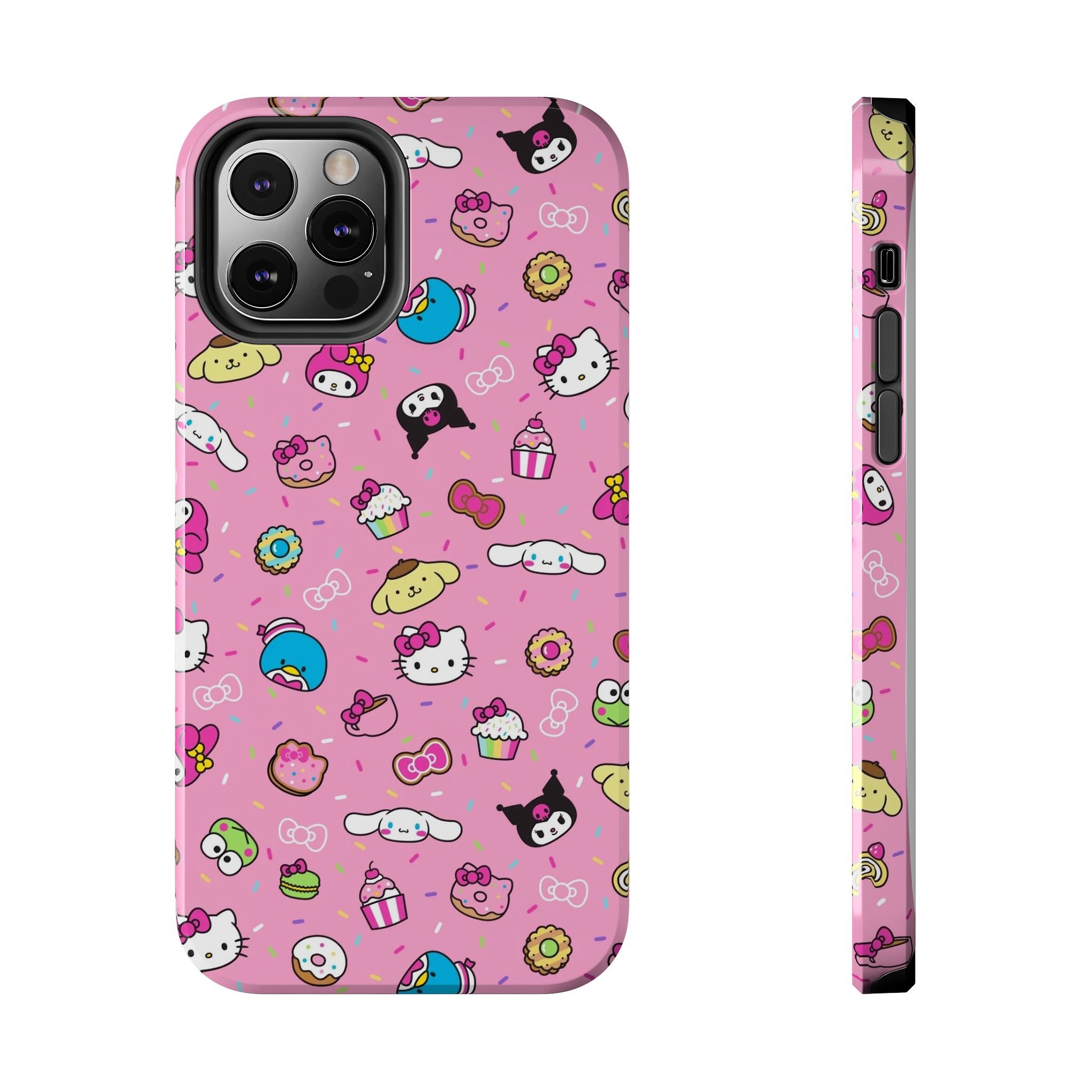 Sanrio Hello Kitty Characters Pattern Phone Case | Tough Phone Cases