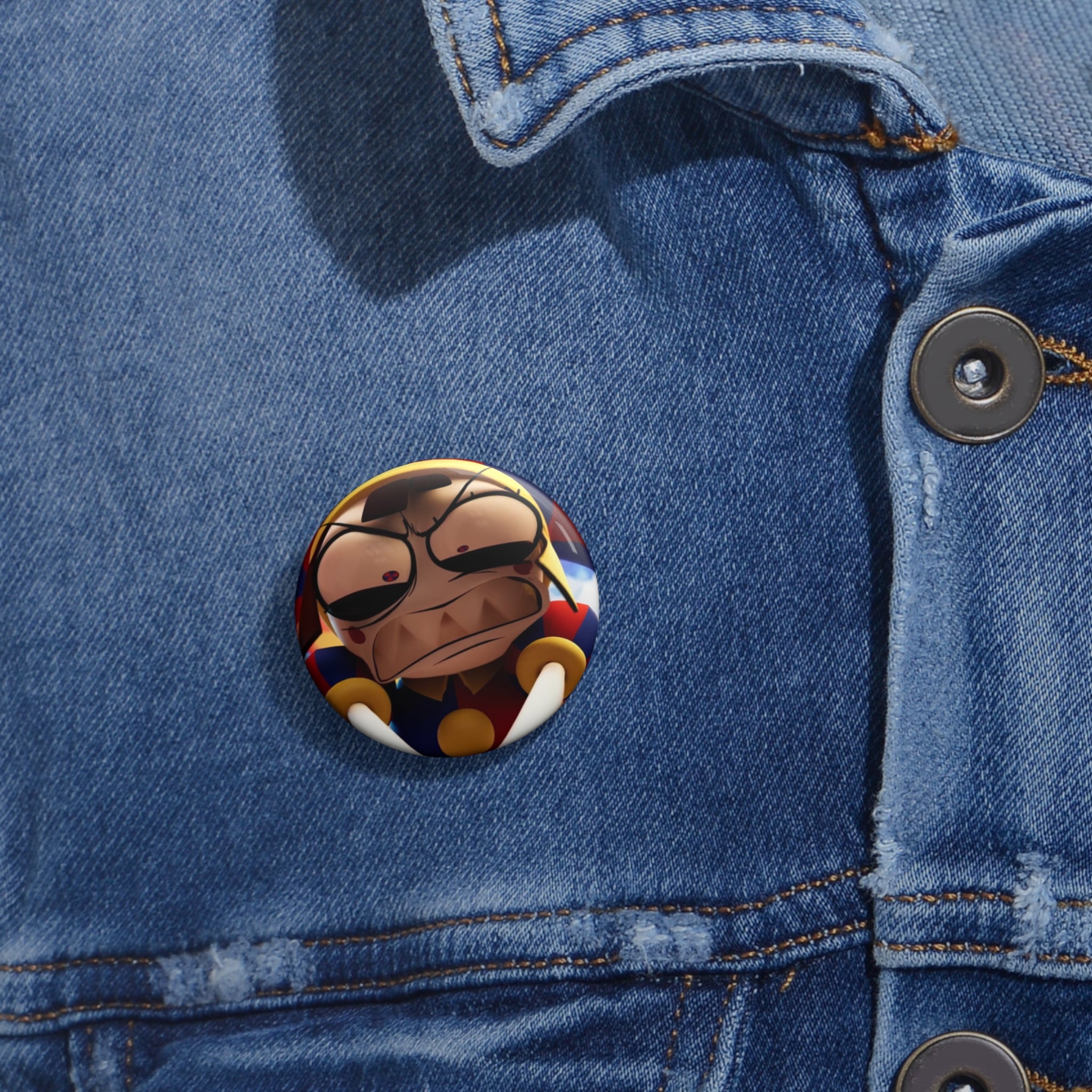 The Amazing Digital Circus Pomni Mad Custom Pin Buttons