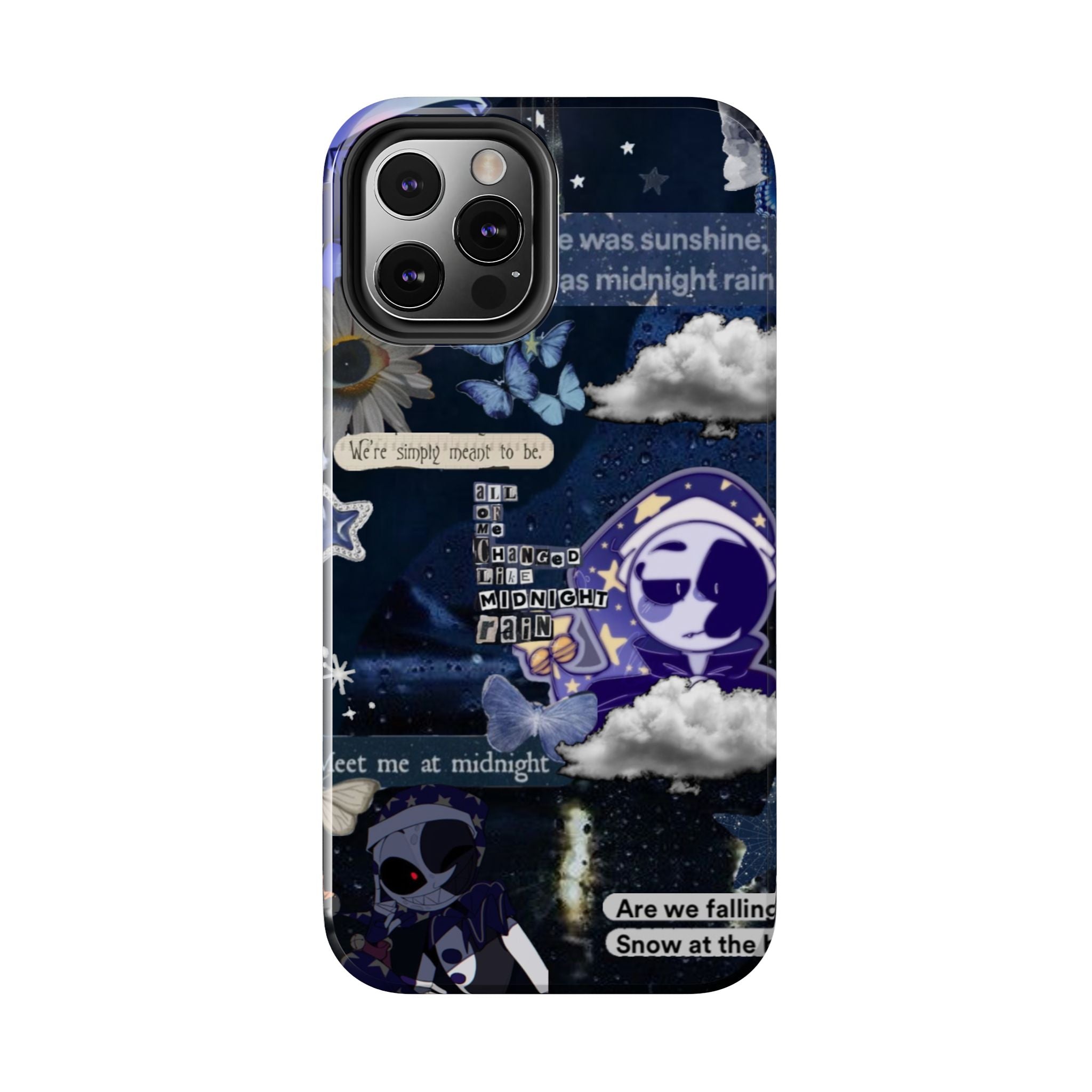 FNAF Five Nights at Freddys 5NAF Security Breach Midnight Rain Collage Phone Case | Tough Phone Case