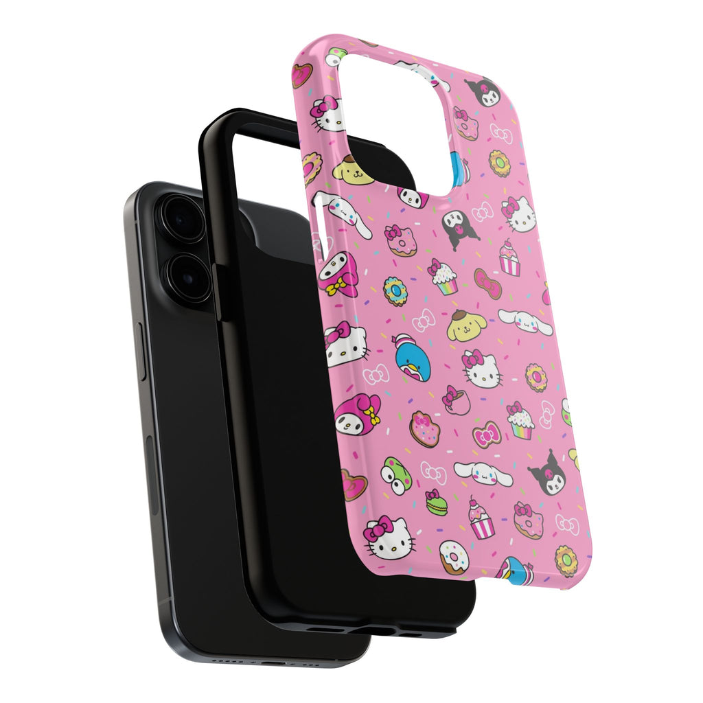 Sanrio Hello Kitty Characters Pattern Phone Case | Tough Phone Cases