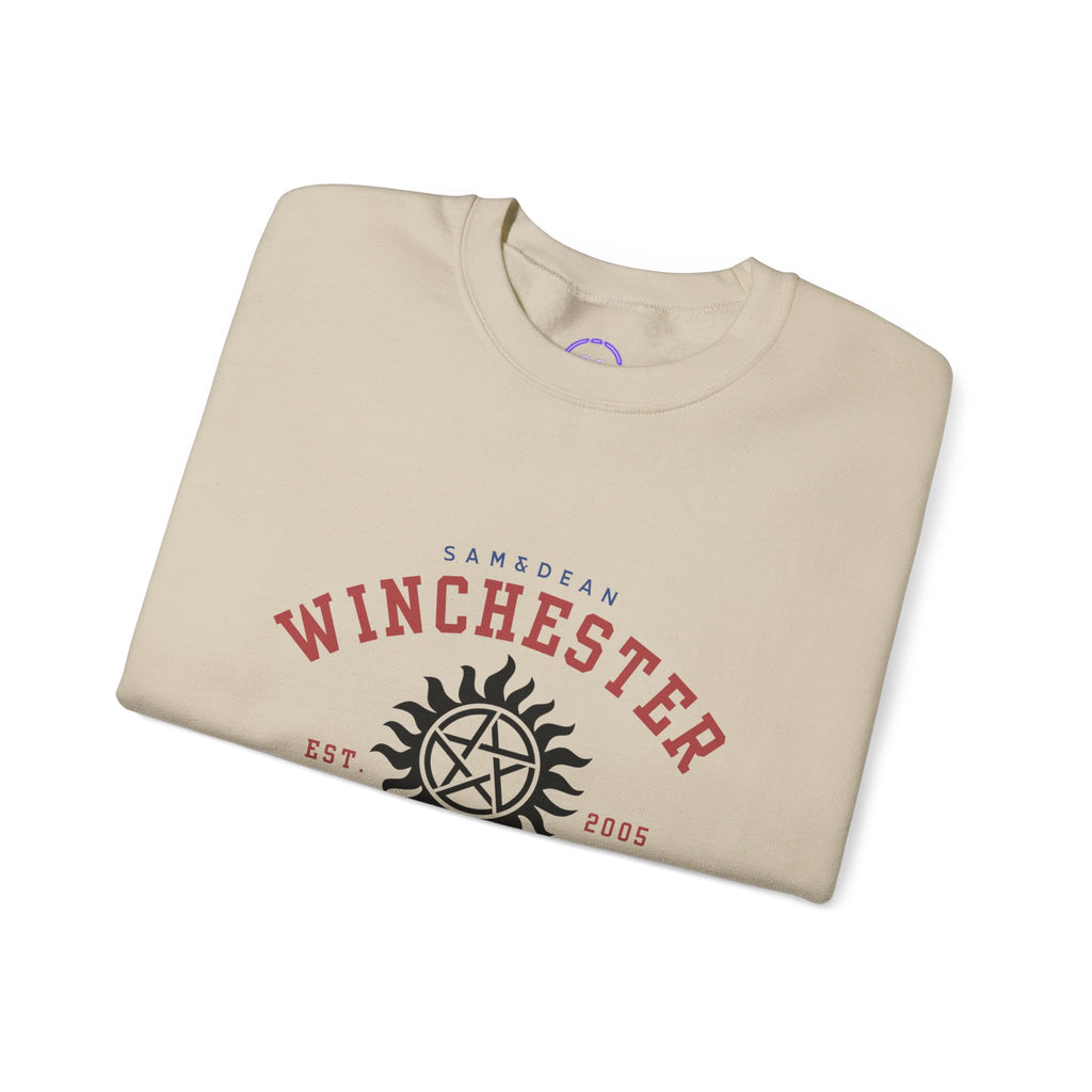 Supernatural Winchester Sigil logo Crewneck Sweatshirt | Supernatural-inspired