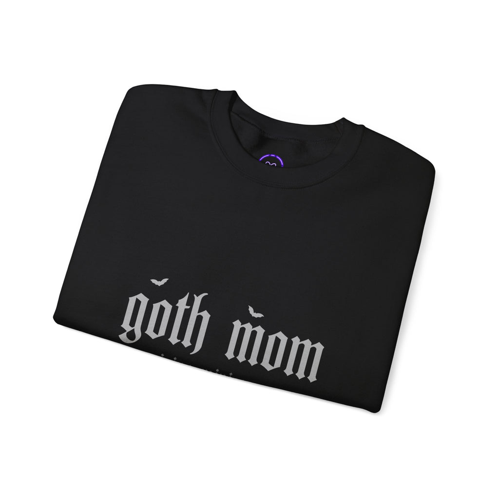 goth mom raising mini creeps Sweatshirt | Goth Motherhood Crewneck