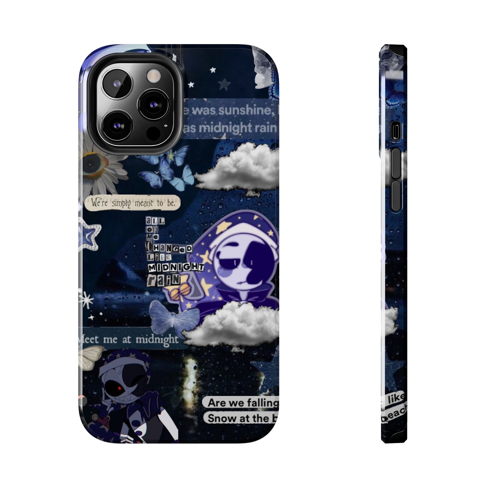 FNAF Five Nights at Freddys 5NAF Security Breach Midnight Rain Collage Phone Case | Tough Phone Case