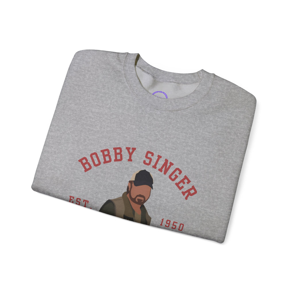 Supernatural Bobby Singer Illustration Crewneck Sweatshirt | Idjits Graphic Sweatshirt