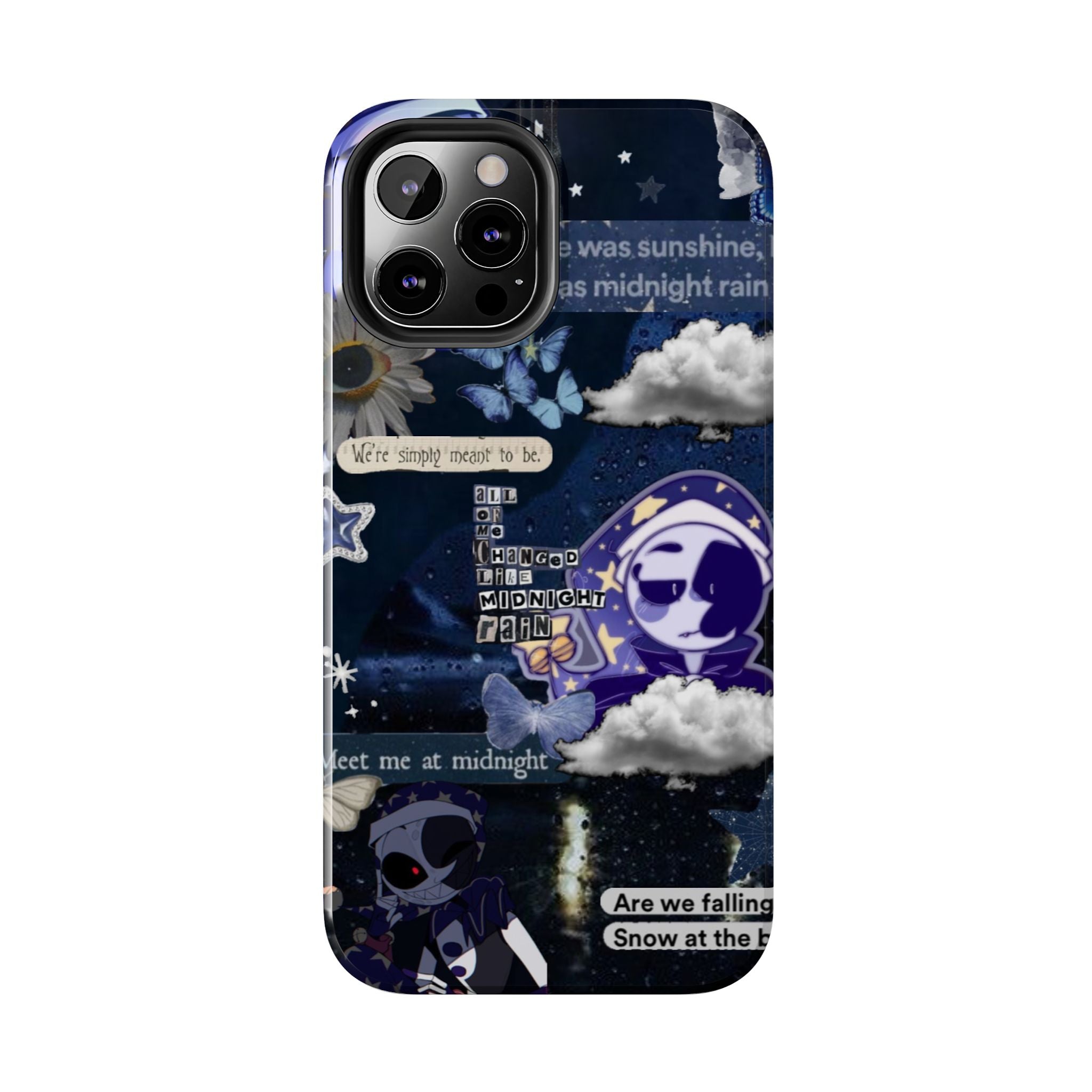 FNAF Five Nights at Freddys 5NAF Security Breach Midnight Rain Collage Phone Case | Tough Phone Case