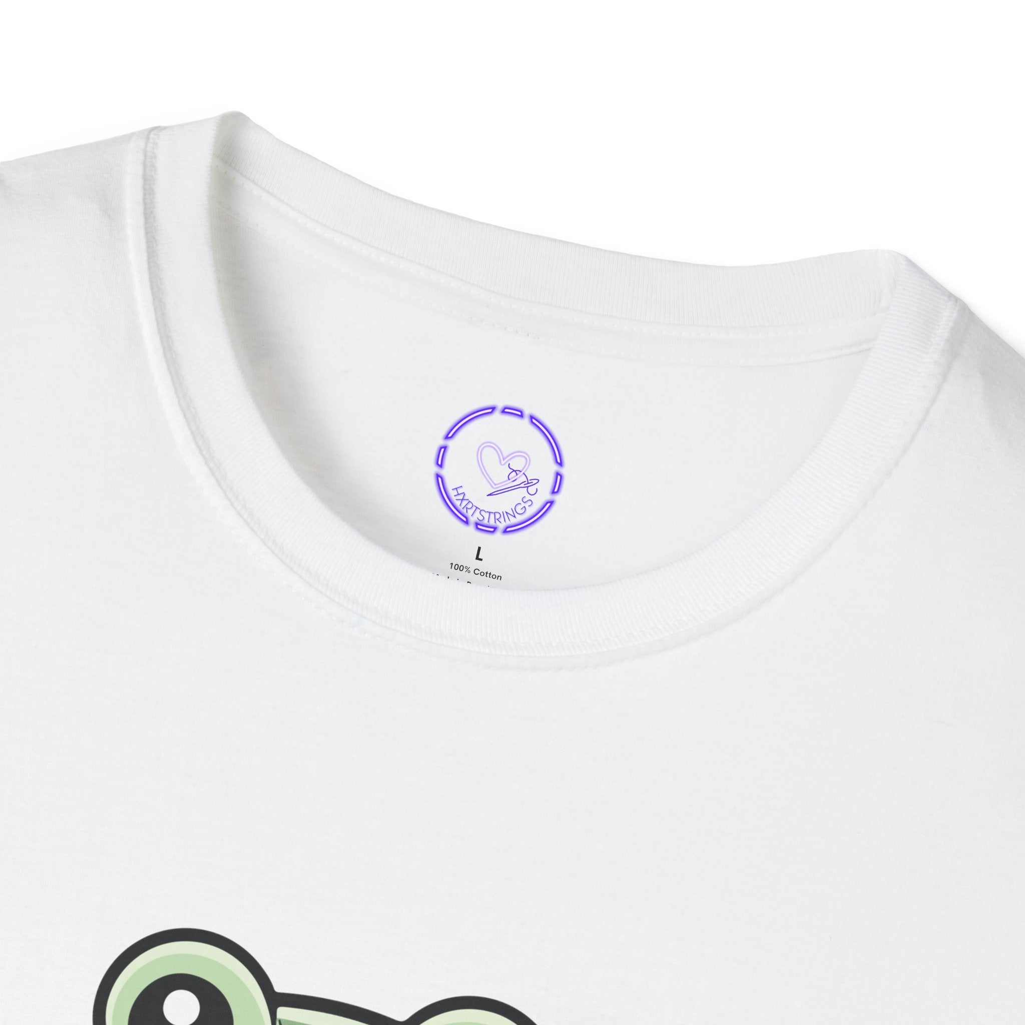 Funny Kawaii Frog Illustration I exist without my consent T-Shirt | Funny Frog Tee