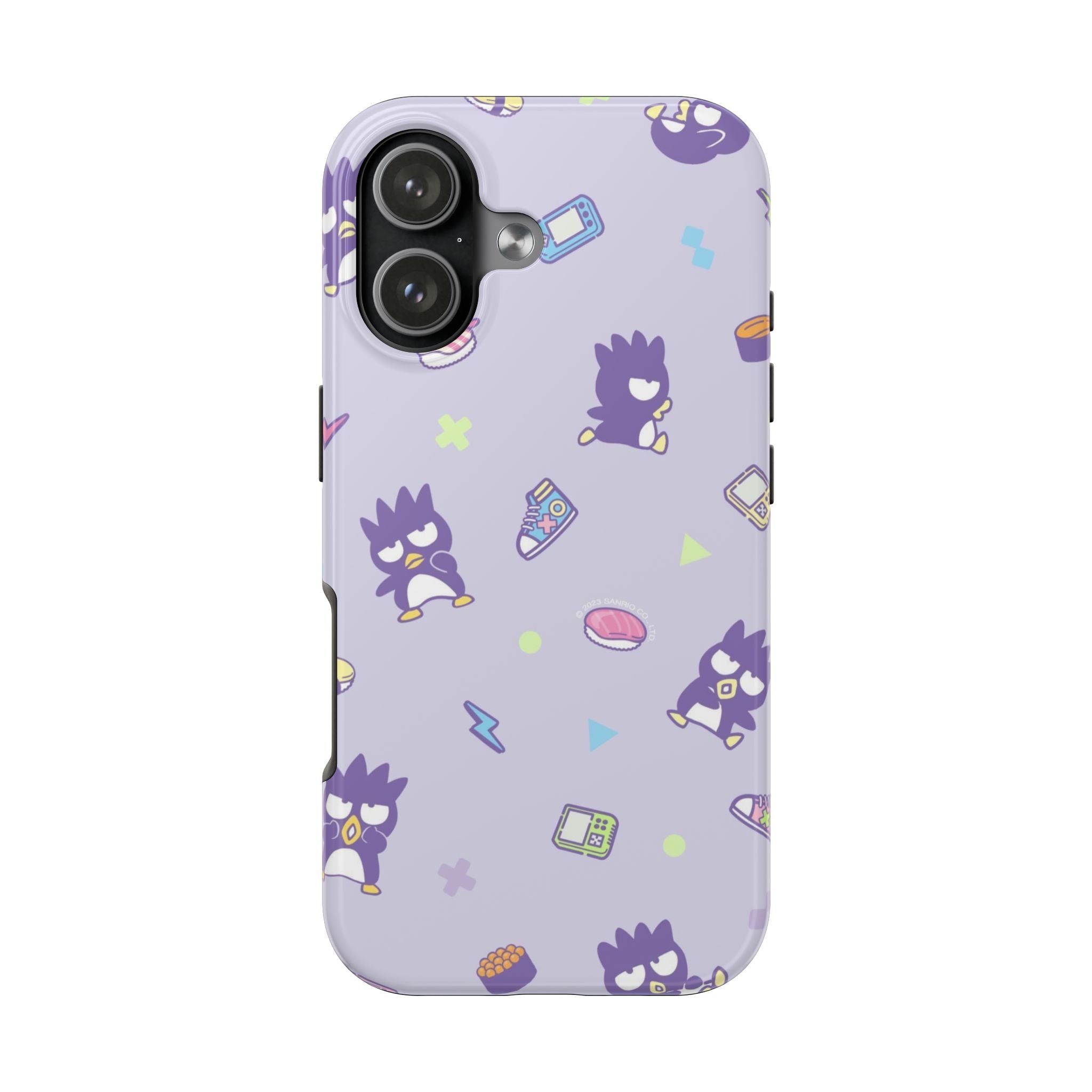 Badtz-maru Sanrio Kawaii Cute Purple Retro Penguin Pattern Phone Case | Cute Kawaii Tech Icons