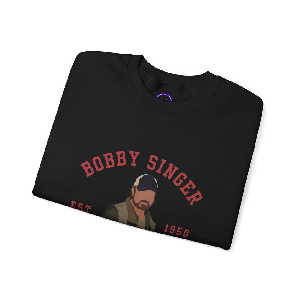 Supernatural Bobby Singer Illustration Crewneck Sweatshirt | Idjits Graphic Sweatshirt