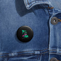 Deltarune Ralsei Cute Green Cat Character Pin Button | Enamel-style Round Badge