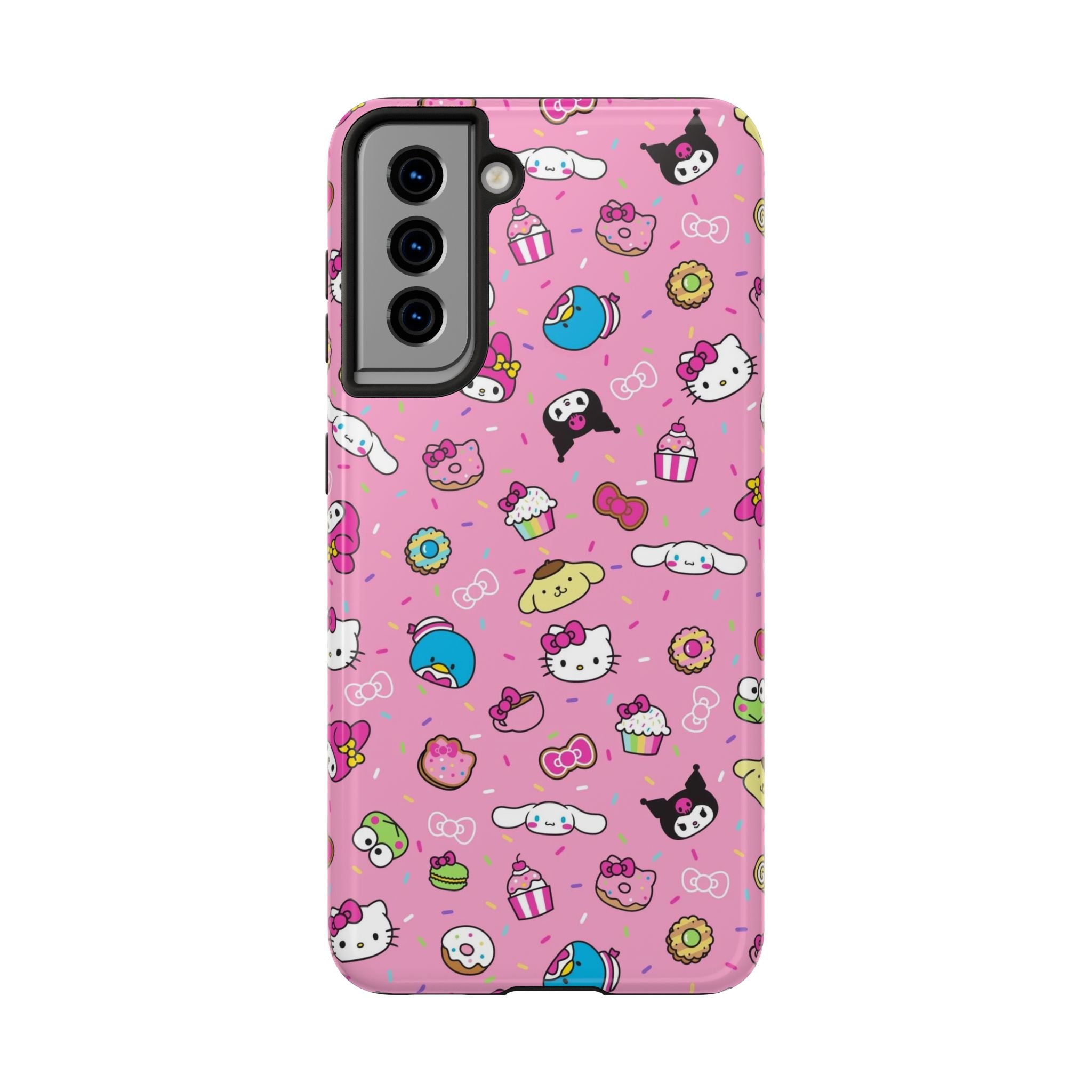 Sanrio Hello Kitty Characters Pattern Phone Case | Tough Phone Cases