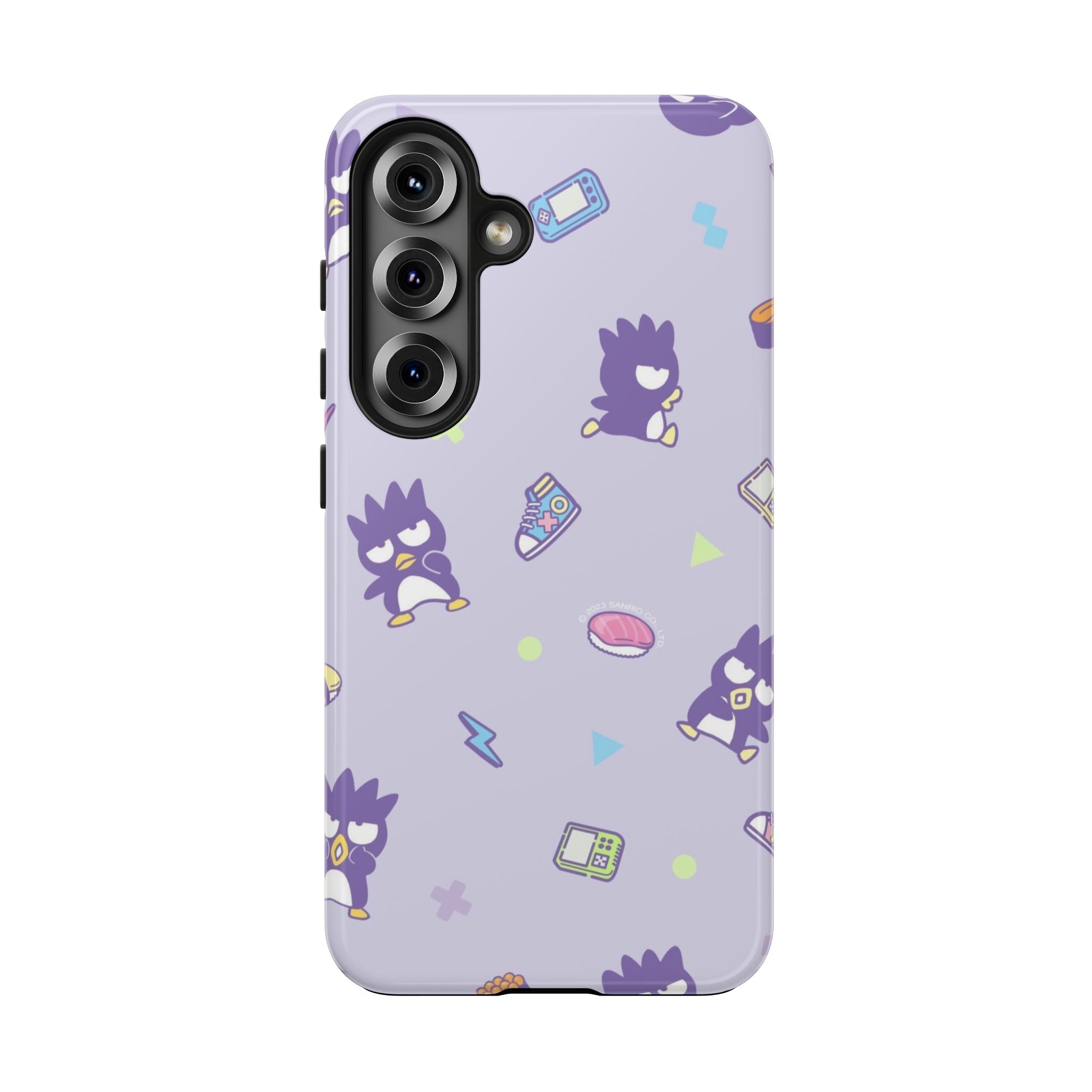 Badtz-maru Sanrio Kawaii Cute Purple Retro Penguin Pattern Phone Case | Cute Kawaii Tech Icons