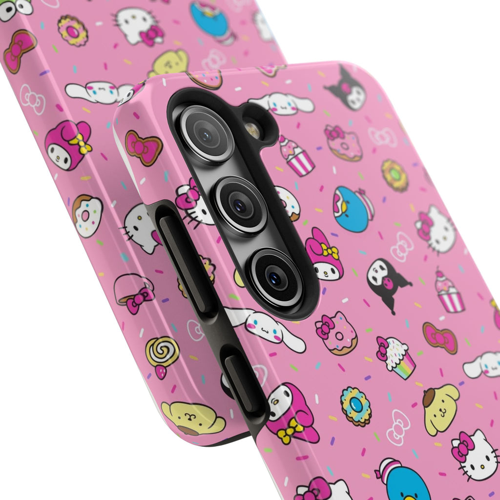 Sanrio Hello Kitty Characters Pattern Phone Case | Tough Phone Cases