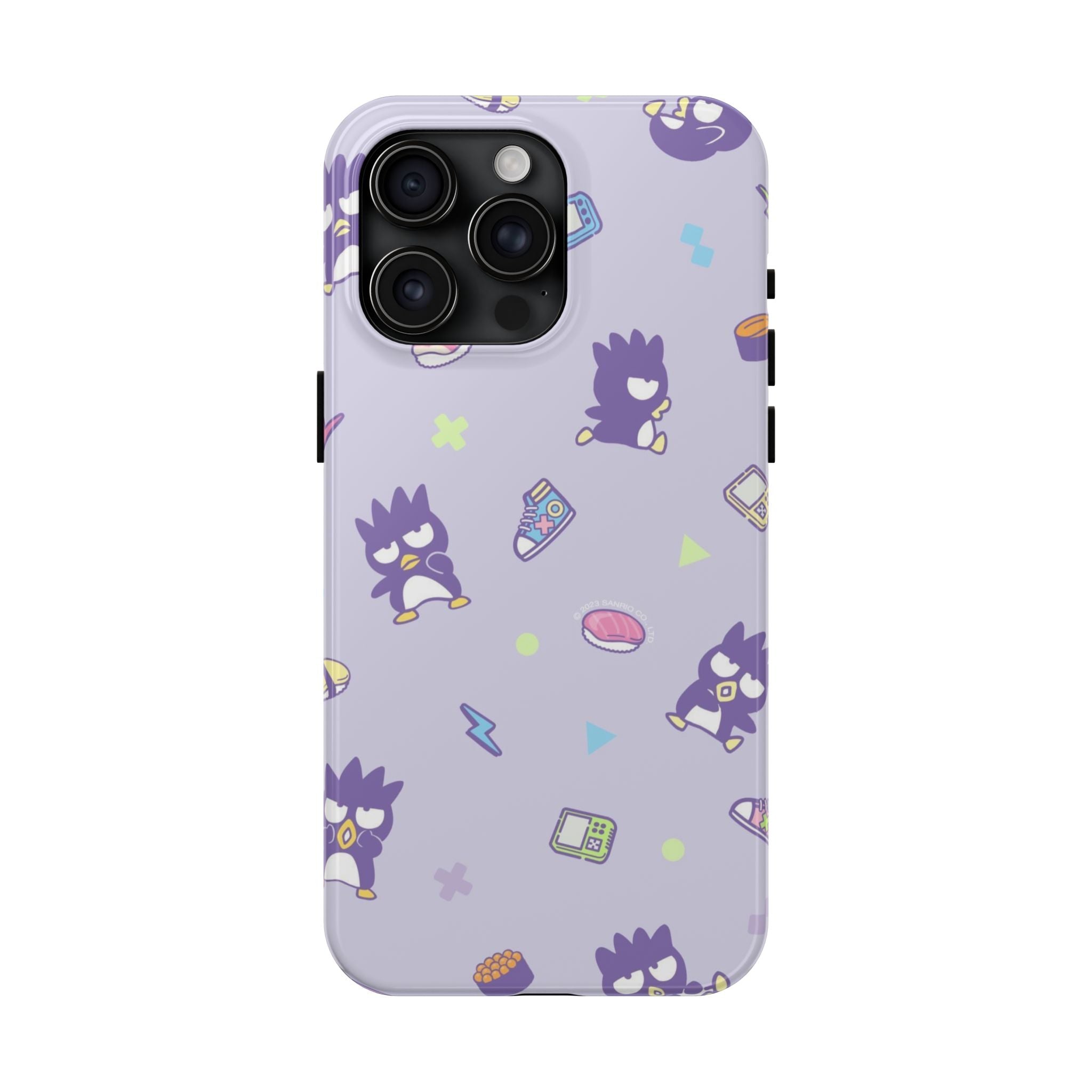 Badtz-maru Sanrio Kawaii Cute Purple Retro Penguin Pattern Phone Case | Cute Kawaii Tech Icons