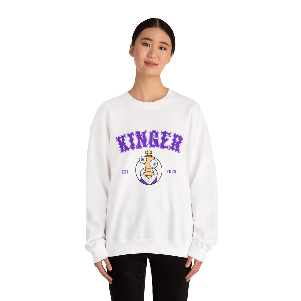 The Amazing Digital Circus Kinger Chess King Mascot Crewneck Sweatshirt | Collegiate Logo, Established 2023