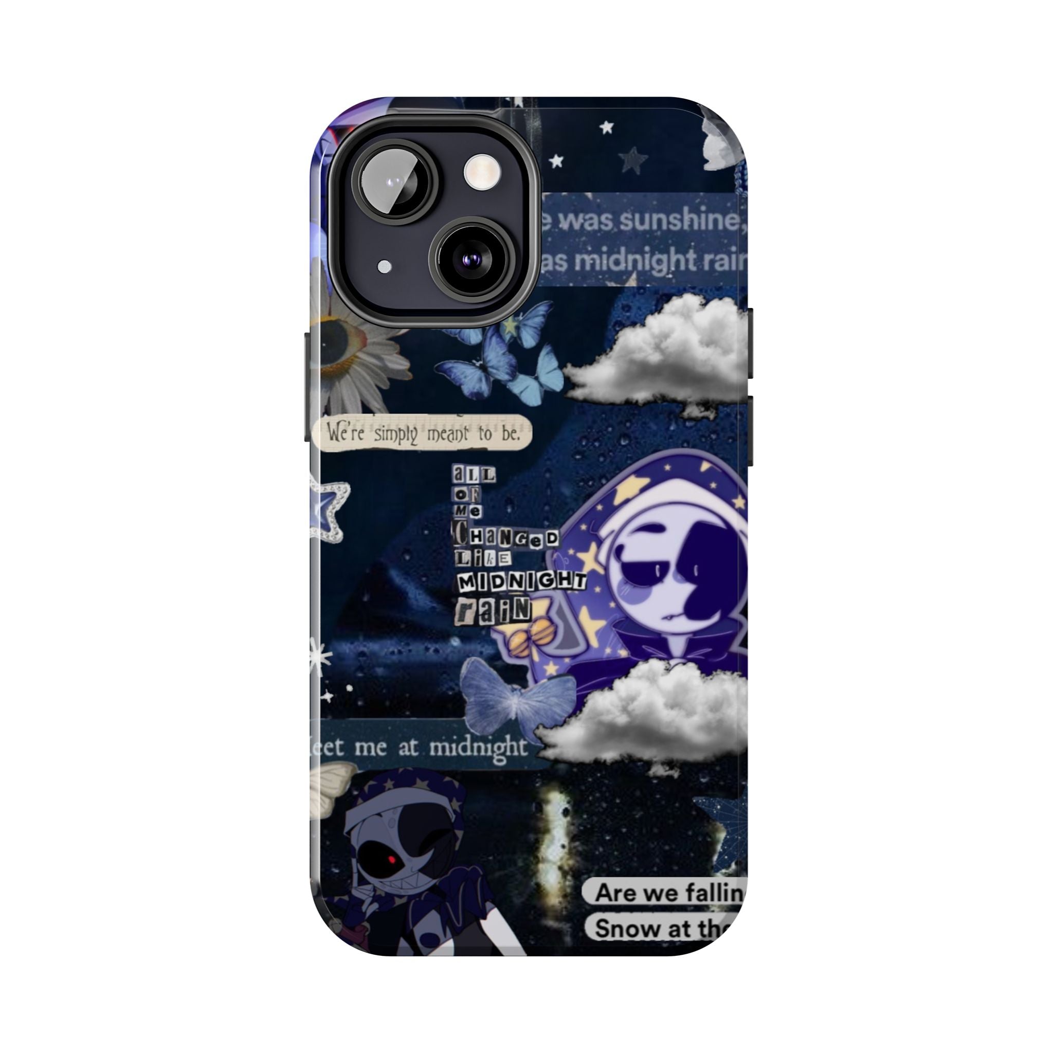 FNAF Five Nights at Freddys 5NAF Security Breach Midnight Rain Collage Phone Case | Tough Phone Case
