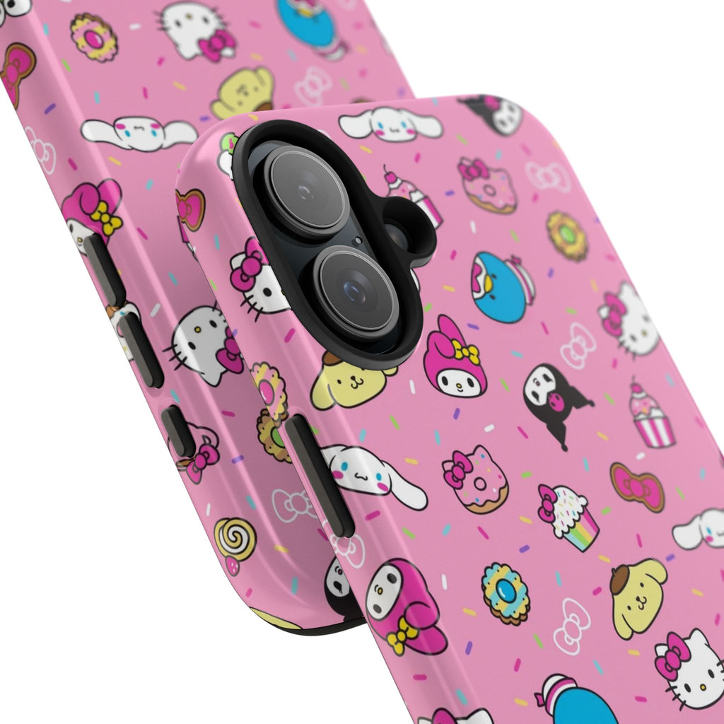 Sanrio Hello Kitty Characters Pattern Phone Case | Tough Phone Cases