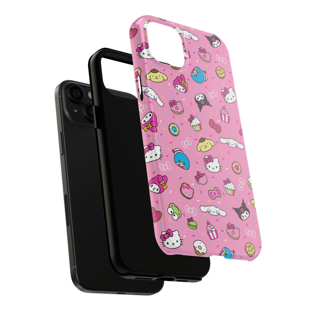 Sanrio Hello Kitty Characters Pattern Phone Case | Tough Phone Cases