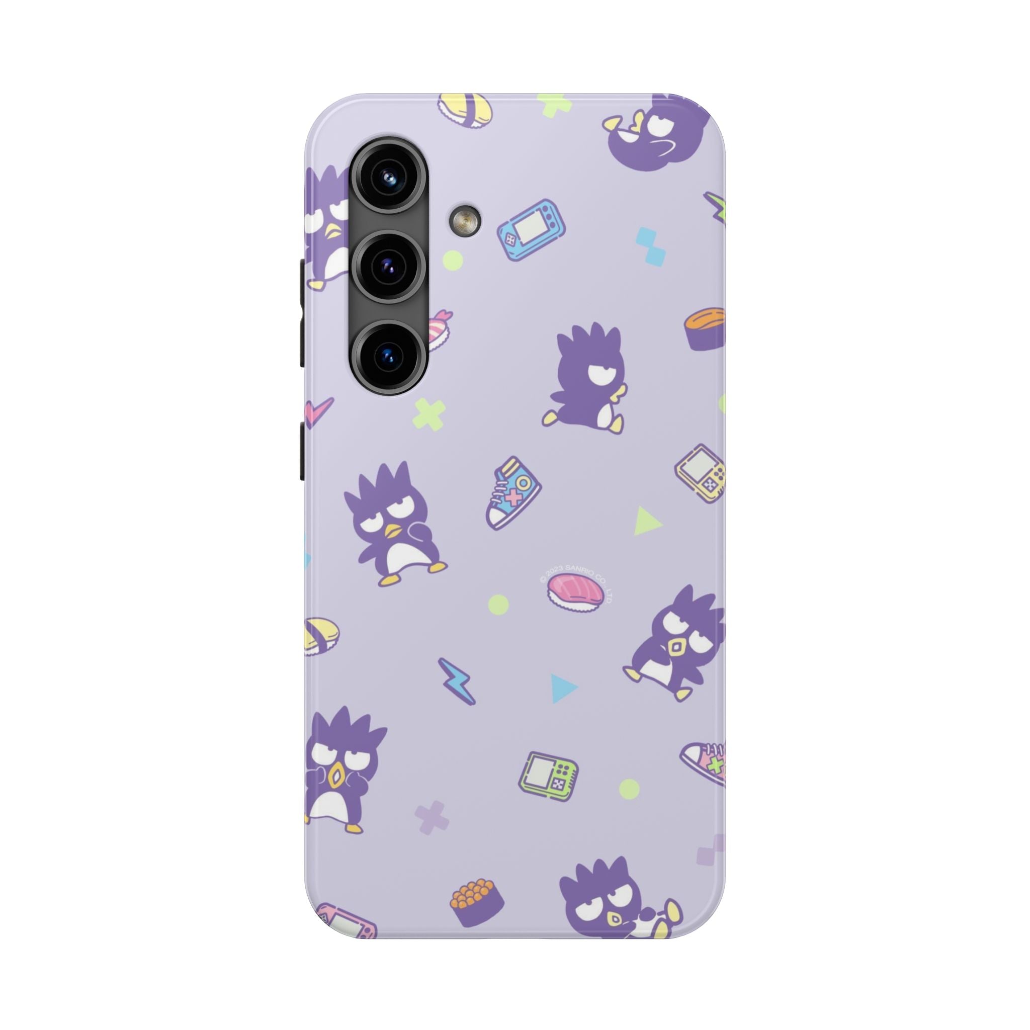 Badtz-maru Sanrio Kawaii Cute Purple Retro Penguin Pattern Phone Case | Cute Kawaii Tech Icons