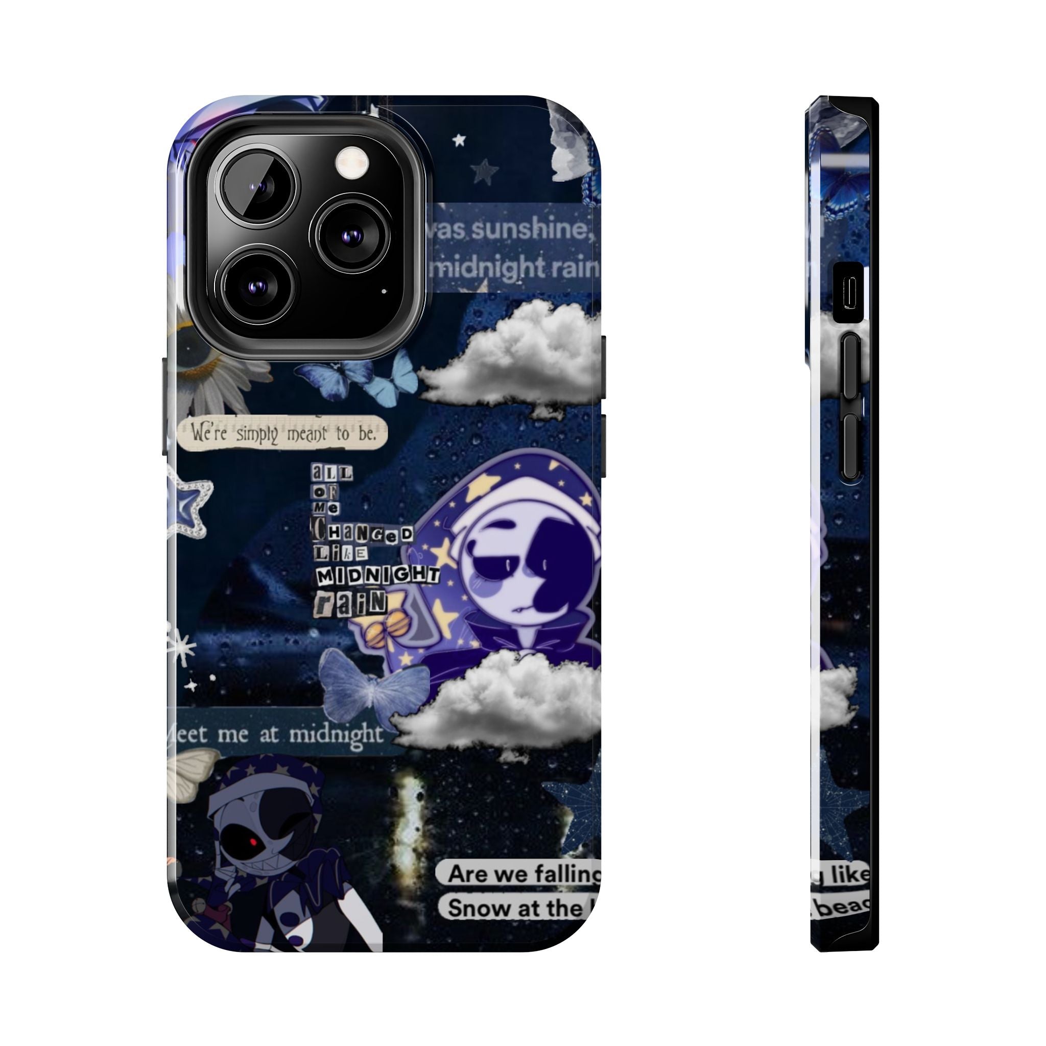 FNAF Five Nights at Freddys 5NAF Security Breach Midnight Rain Collage Phone Case | Tough Phone Case
