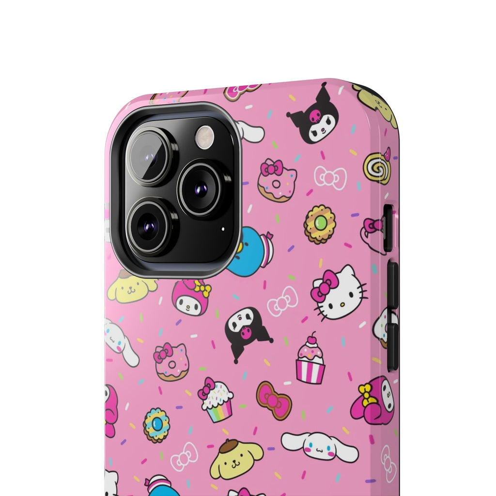 Sanrio Hello Kitty Characters Pattern Phone Case | Tough Phone Cases
