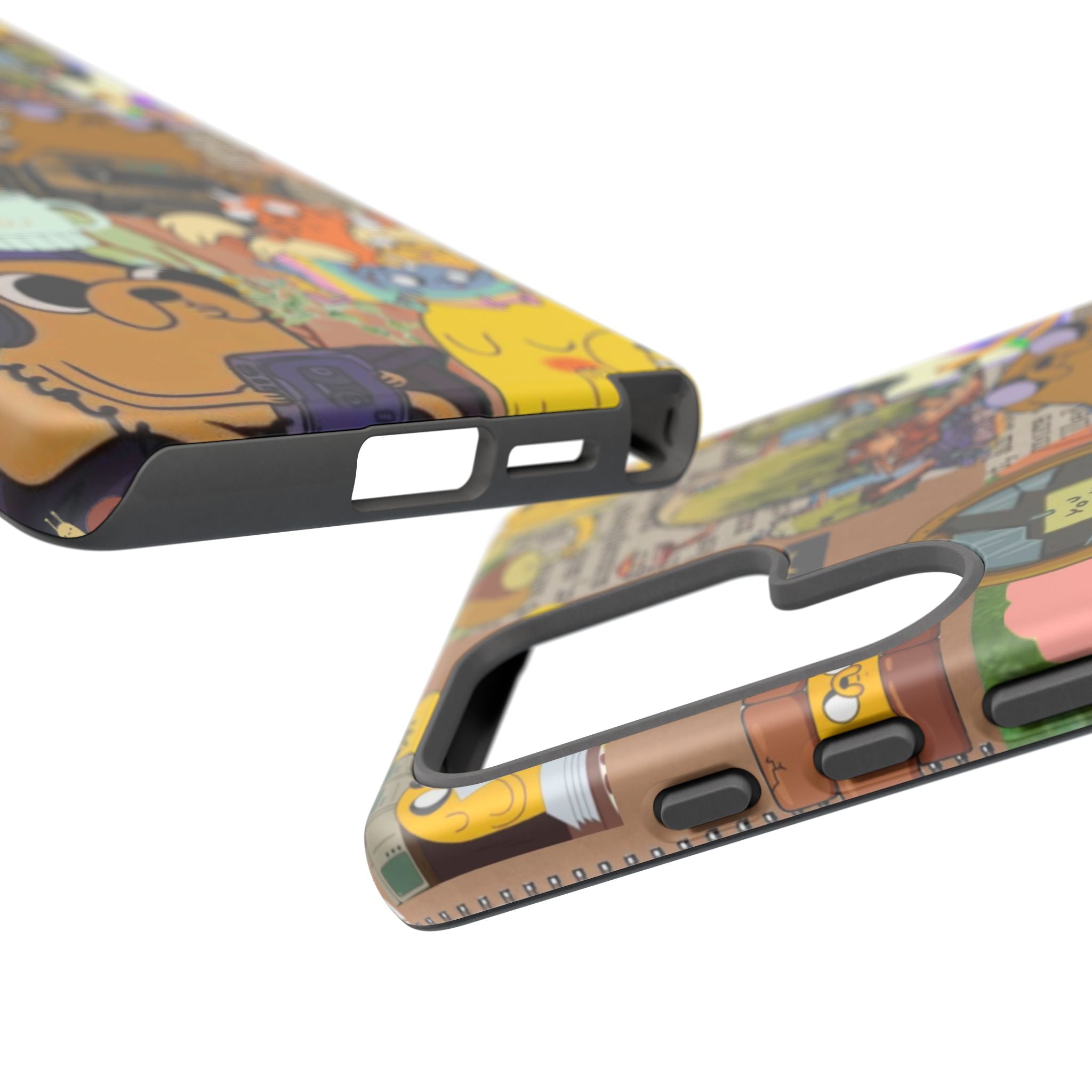 Adventure Time Jake the Dog Cartoon Collage Phone Case | Adventure Dog Character Pattern