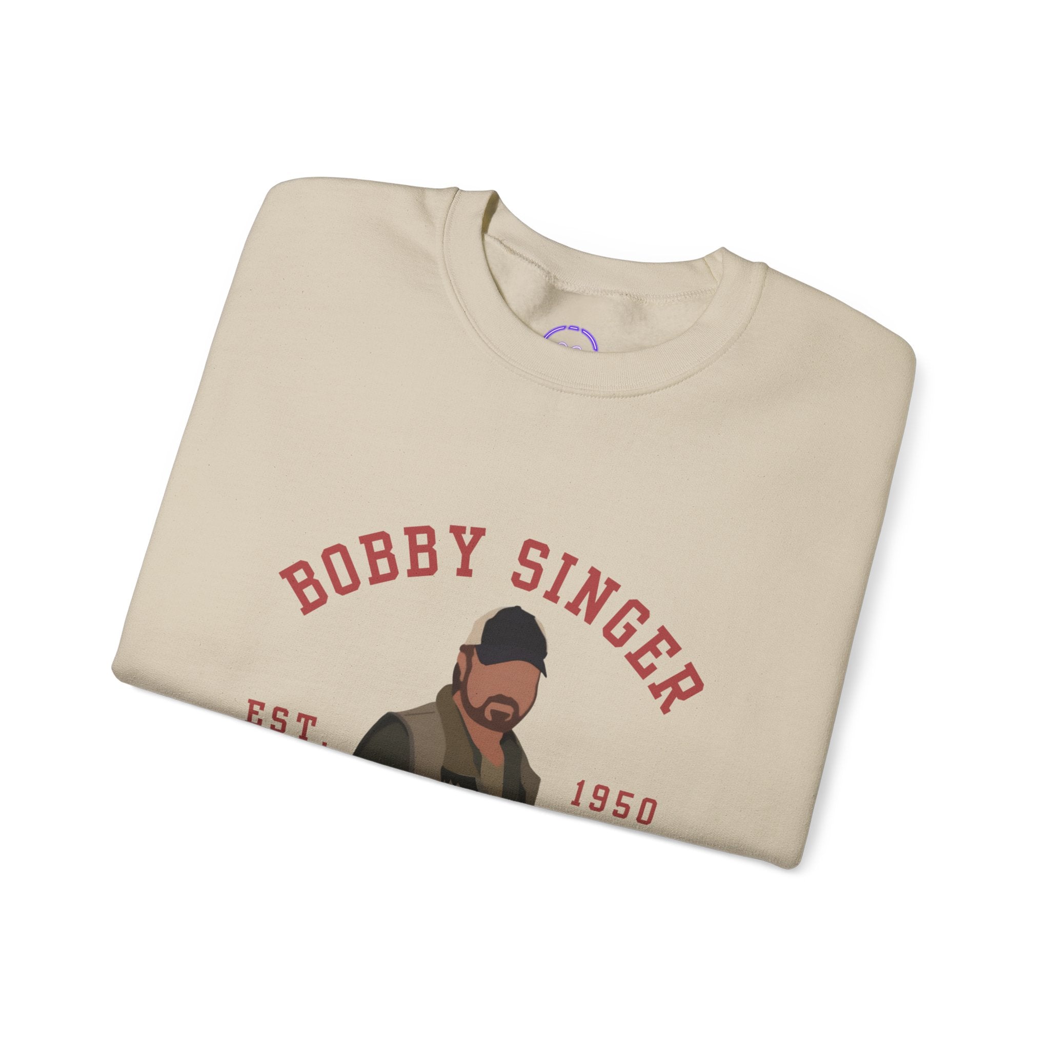 Supernatural Bobby Singer Illustration Crewneck Sweatshirt | Idjits Graphic Sweatshirt