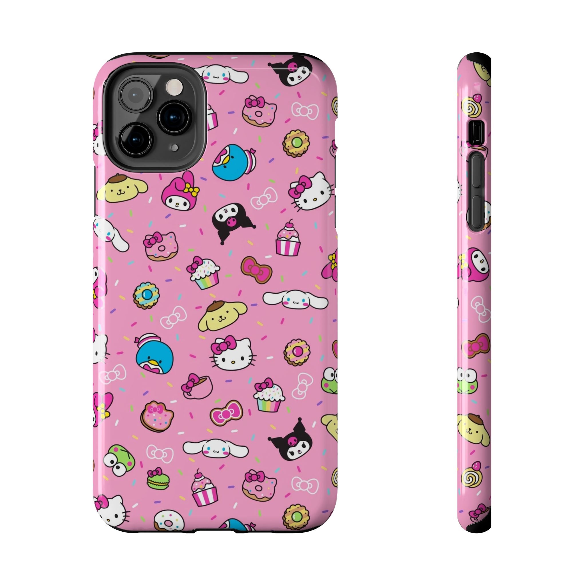 Sanrio Hello Kitty Characters Pattern Phone Case | Tough Phone Cases