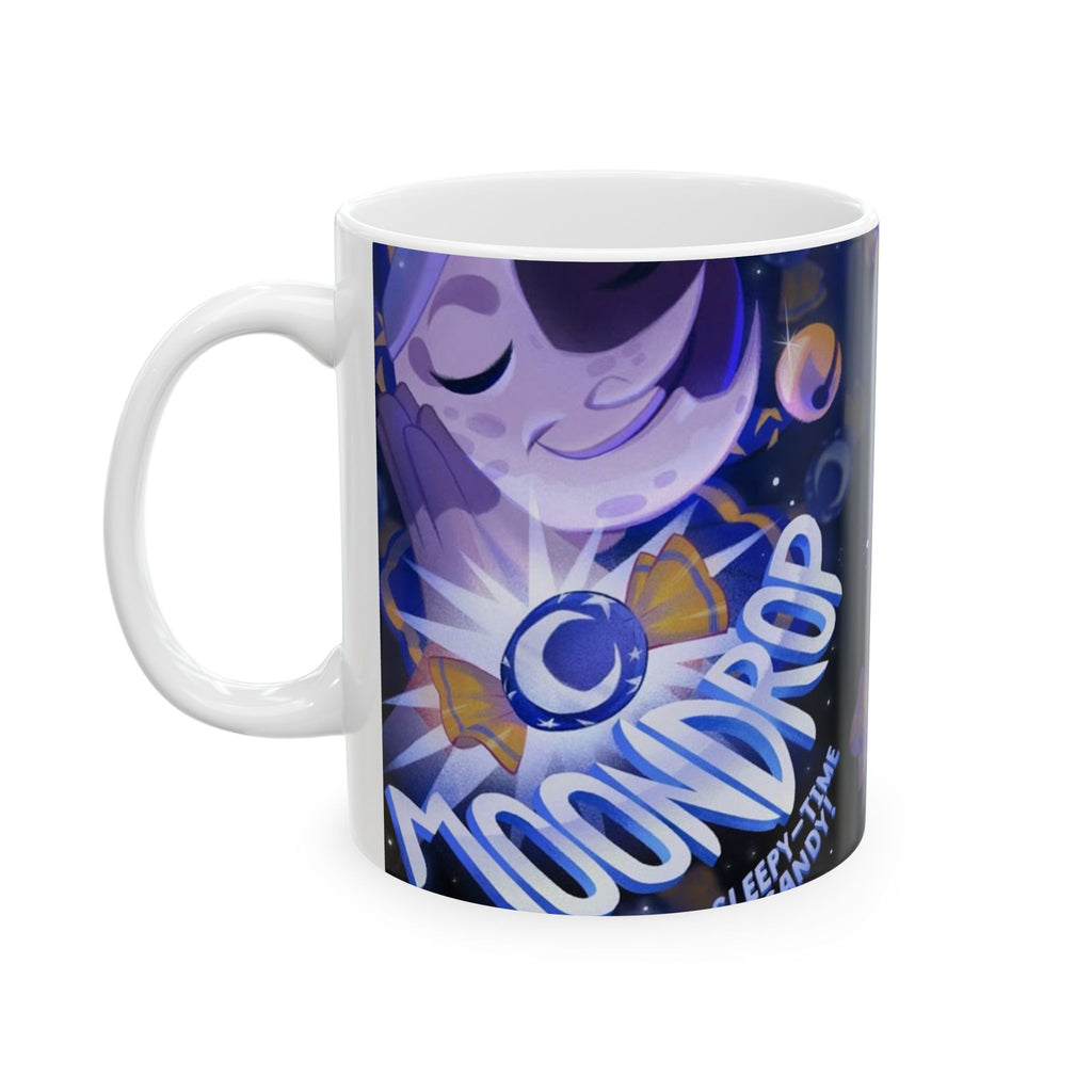 FNAF 5NAF Five Nights at Freddys Moon Moonlit Candy Night mug | Space Candy Illustration, Stars Ceramic Mug
