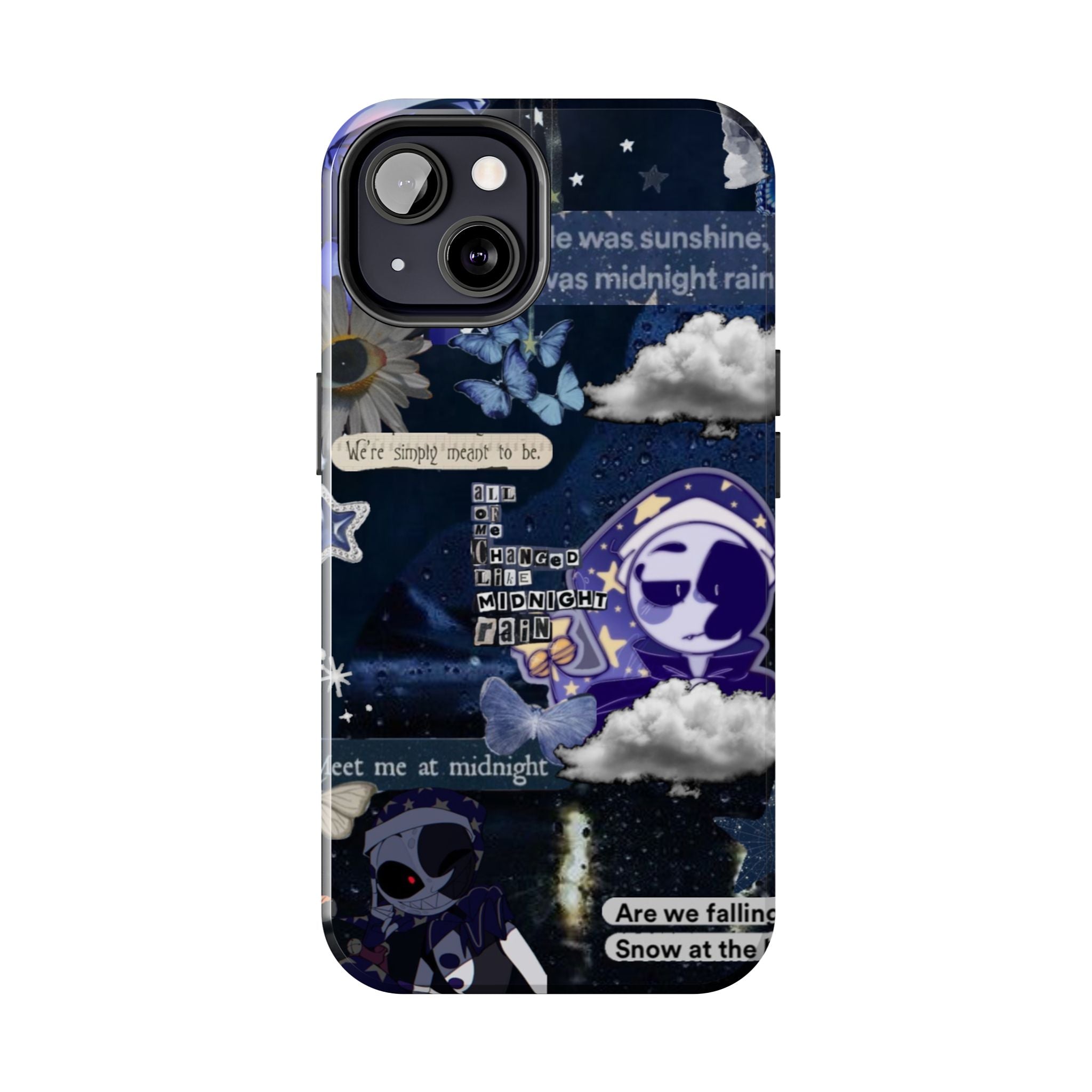 FNAF Five Nights at Freddys 5NAF Security Breach Midnight Rain Collage Phone Case | Tough Phone Case
