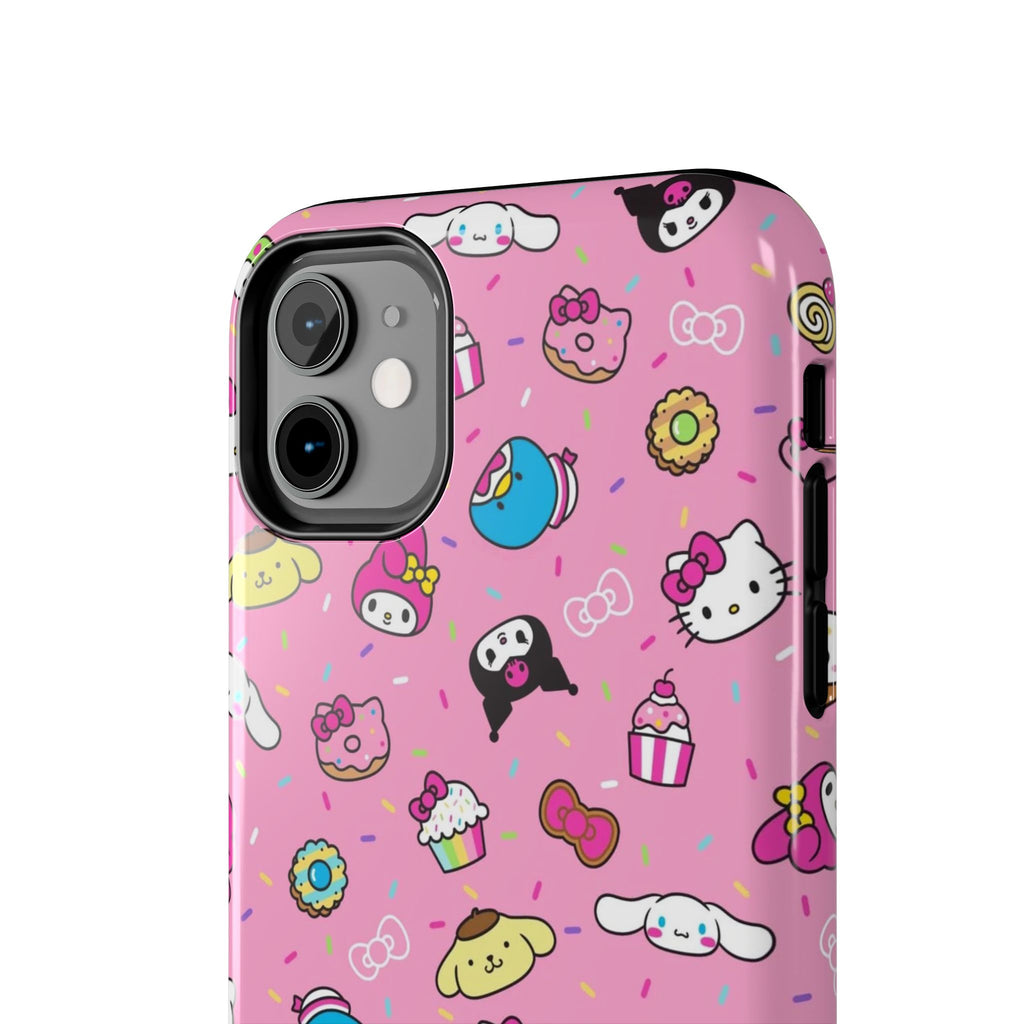 Sanrio Hello Kitty Characters Pattern Phone Case | Tough Phone Cases