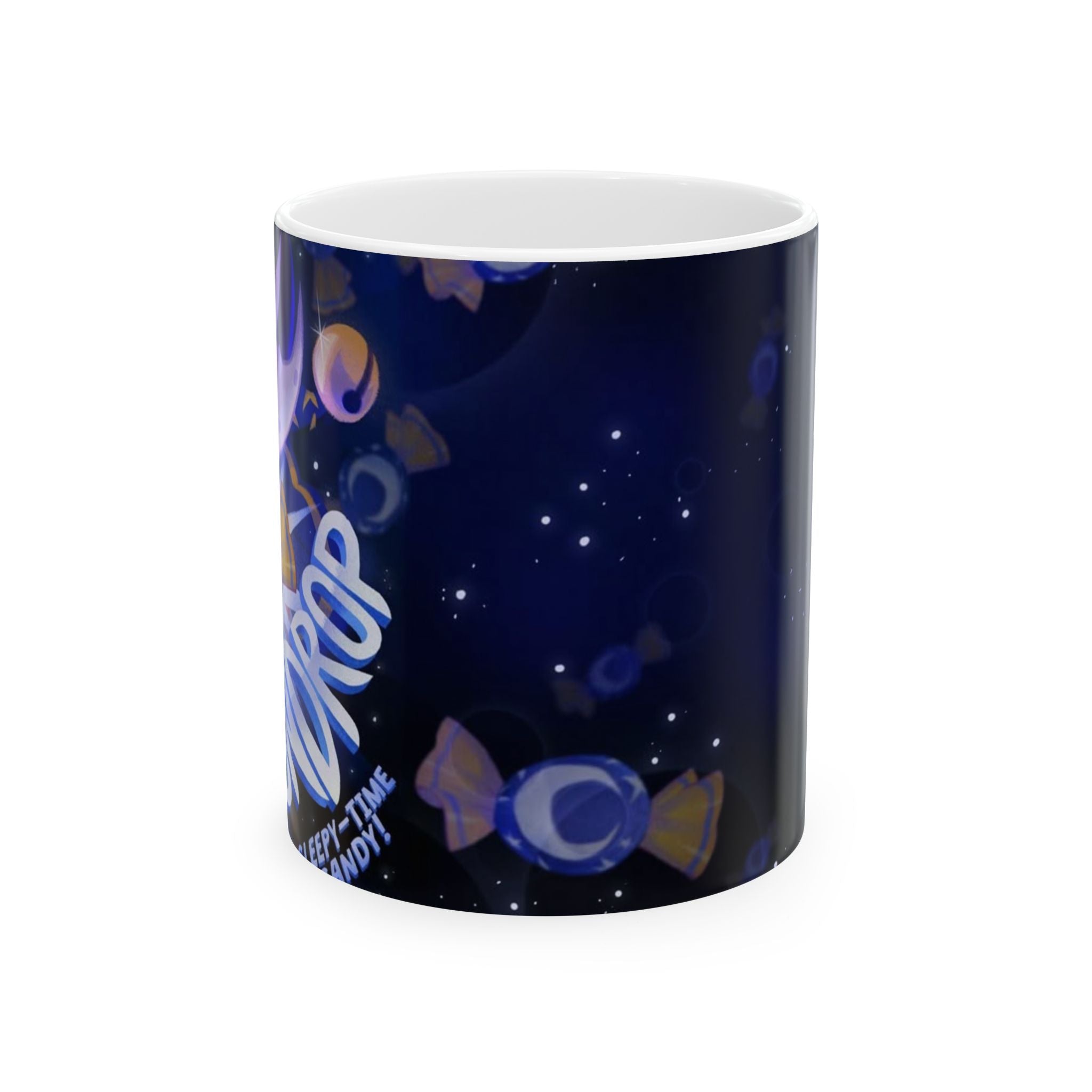 FNAF 5NAF Five Nights at Freddys Moon Moonlit Candy Night mug | Space Candy Illustration, Stars Ceramic Mug