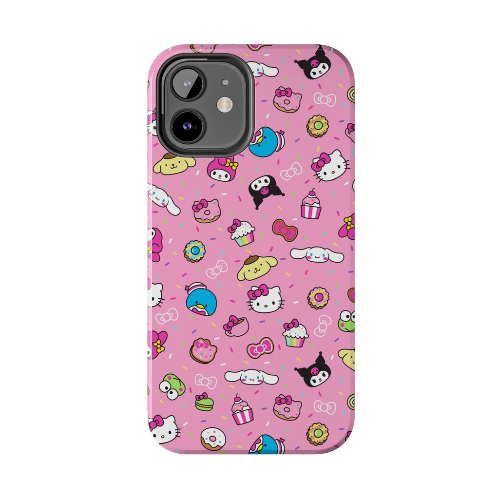 Sanrio Hello Kitty Characters Pattern Phone Case | Tough Phone Cases