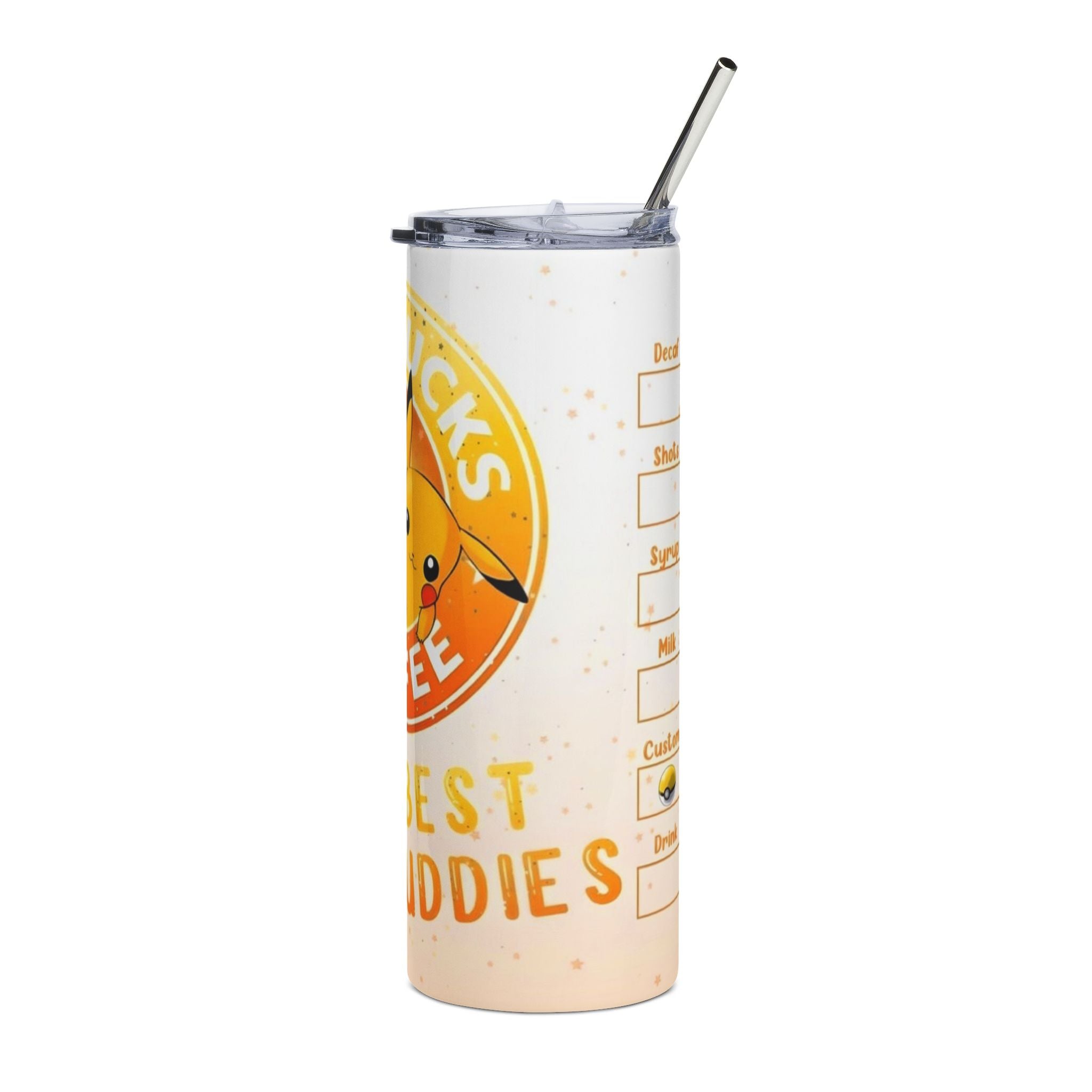 Best Buddies Coffee Tumbler Cute 20oz Stainless Steel Travel Cup