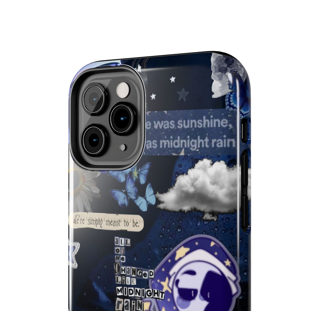 FNAF Five Nights at Freddys 5NAF Security Breach Midnight Rain Collage Phone Case | Tough Phone Case