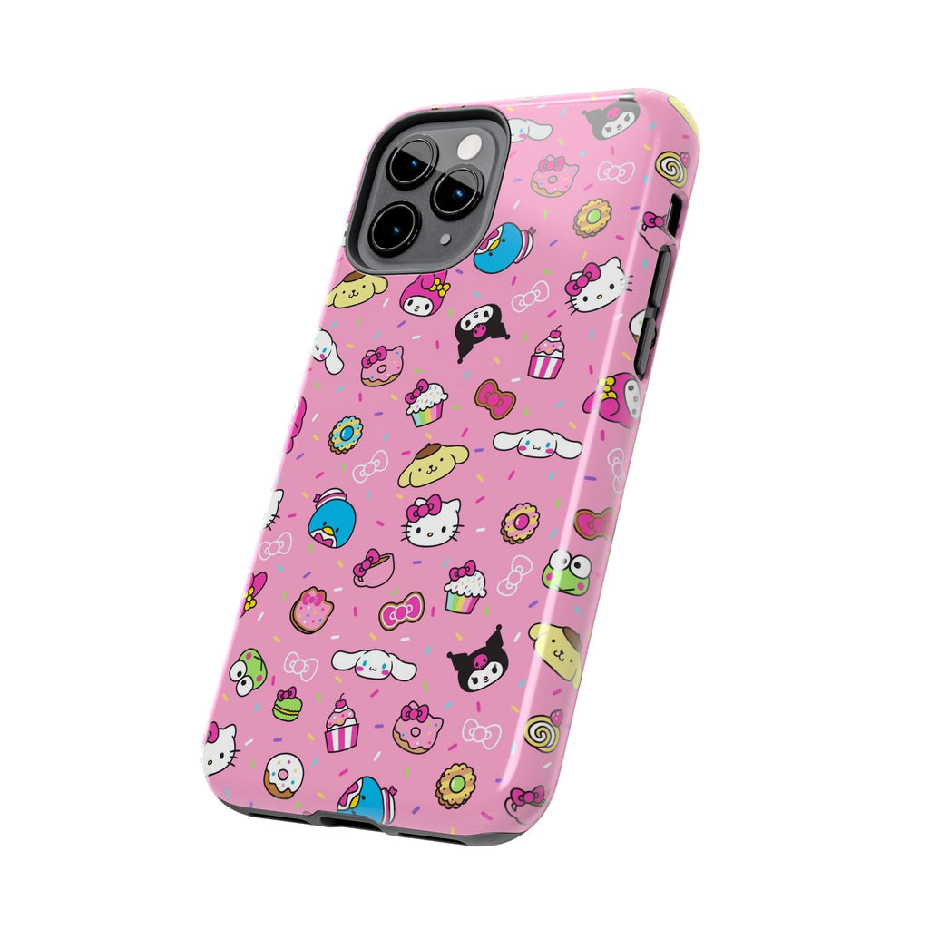 Sanrio Hello Kitty Characters Pattern Phone Case | Tough Phone Cases