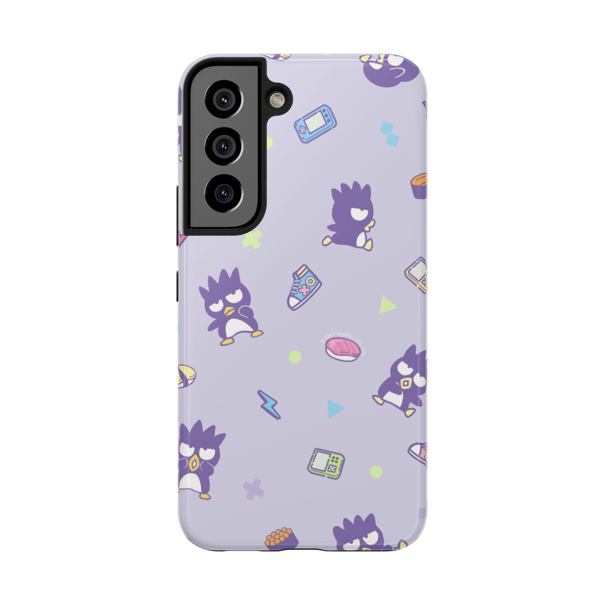 Badtz-maru Sanrio Kawaii Cute Purple Retro Penguin Pattern Phone Case | Cute Kawaii Tech Icons