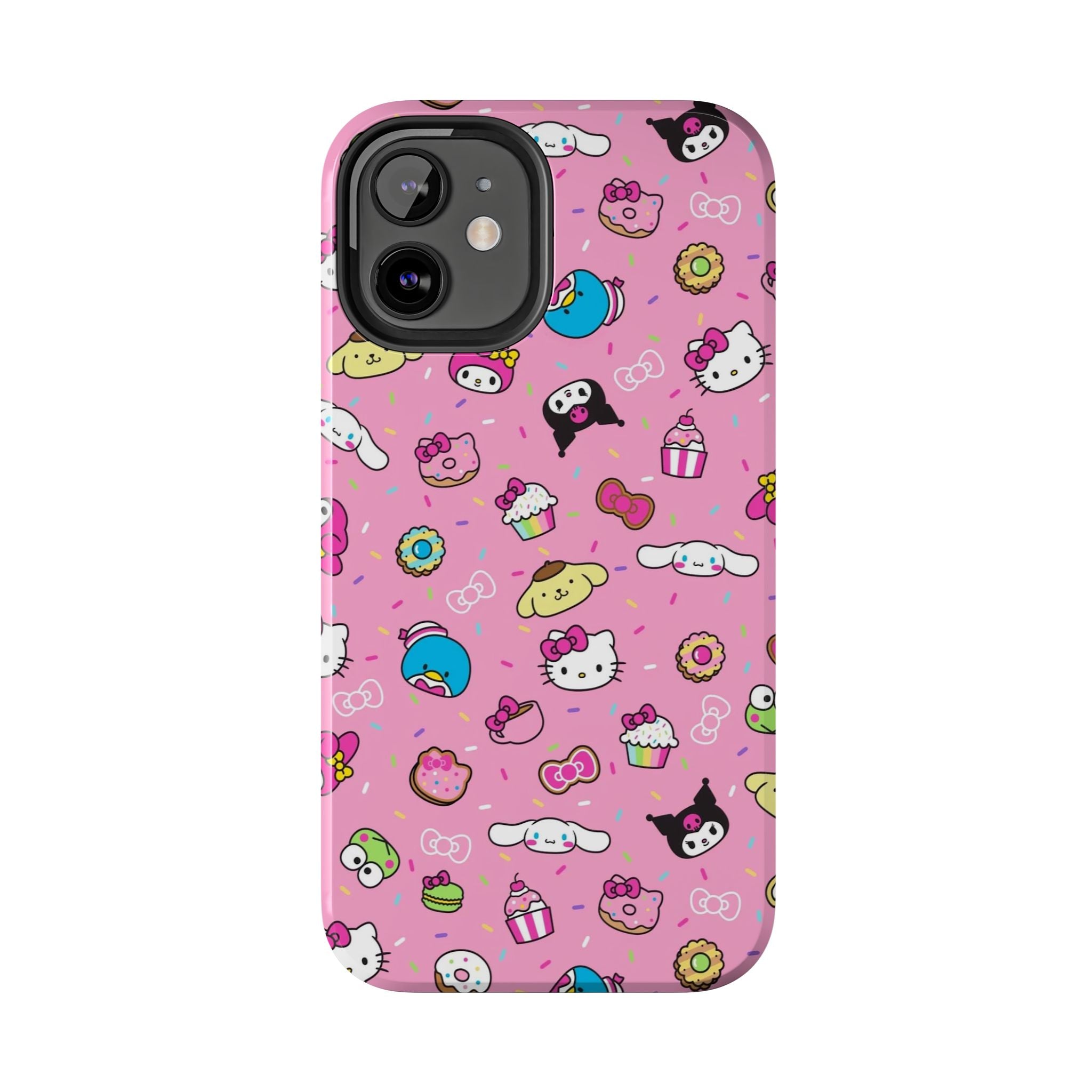 Sanrio Hello Kitty Characters Pattern Phone Case | Tough Phone Cases